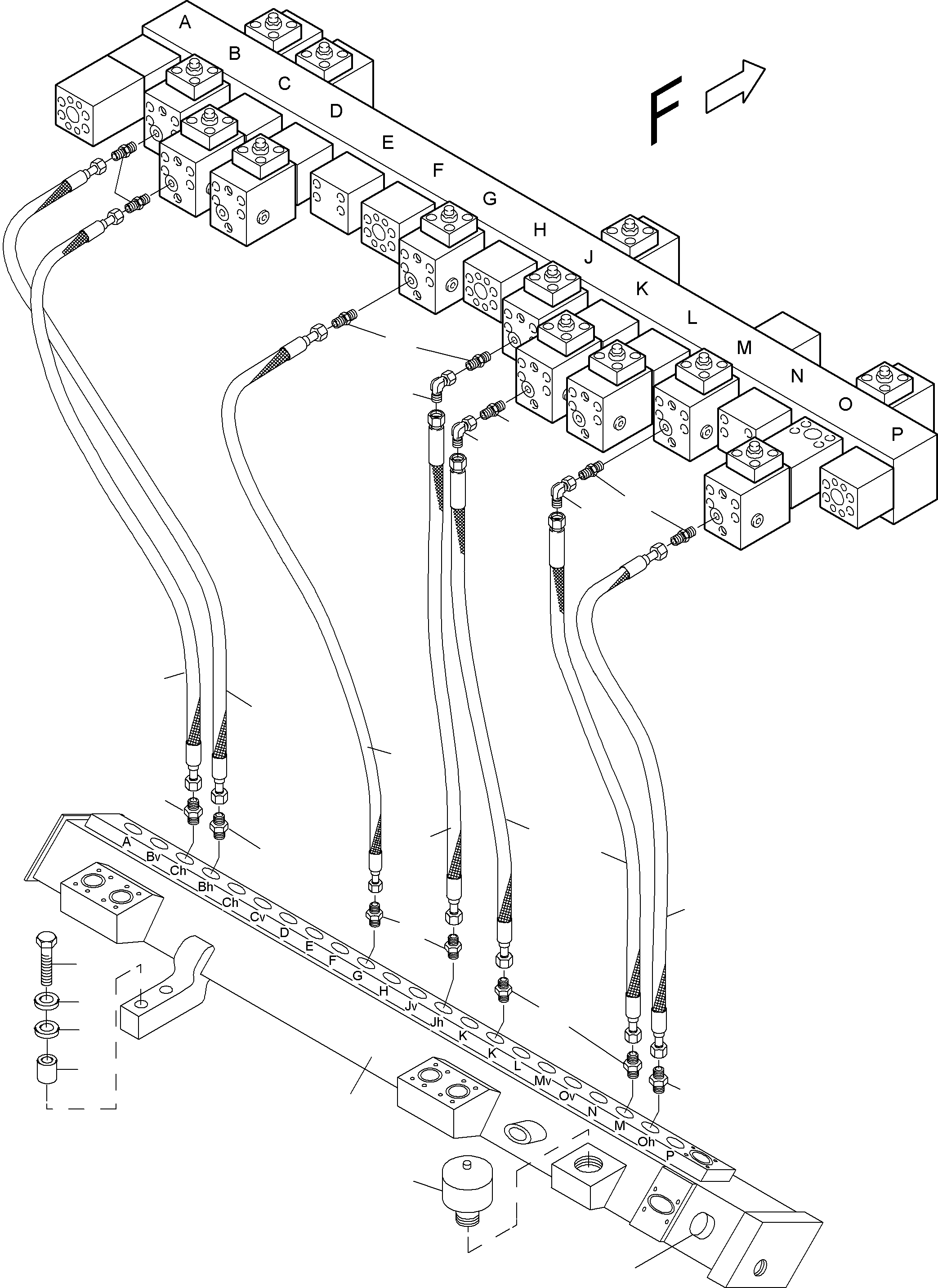 Труба 953 234 40 KOMATSU