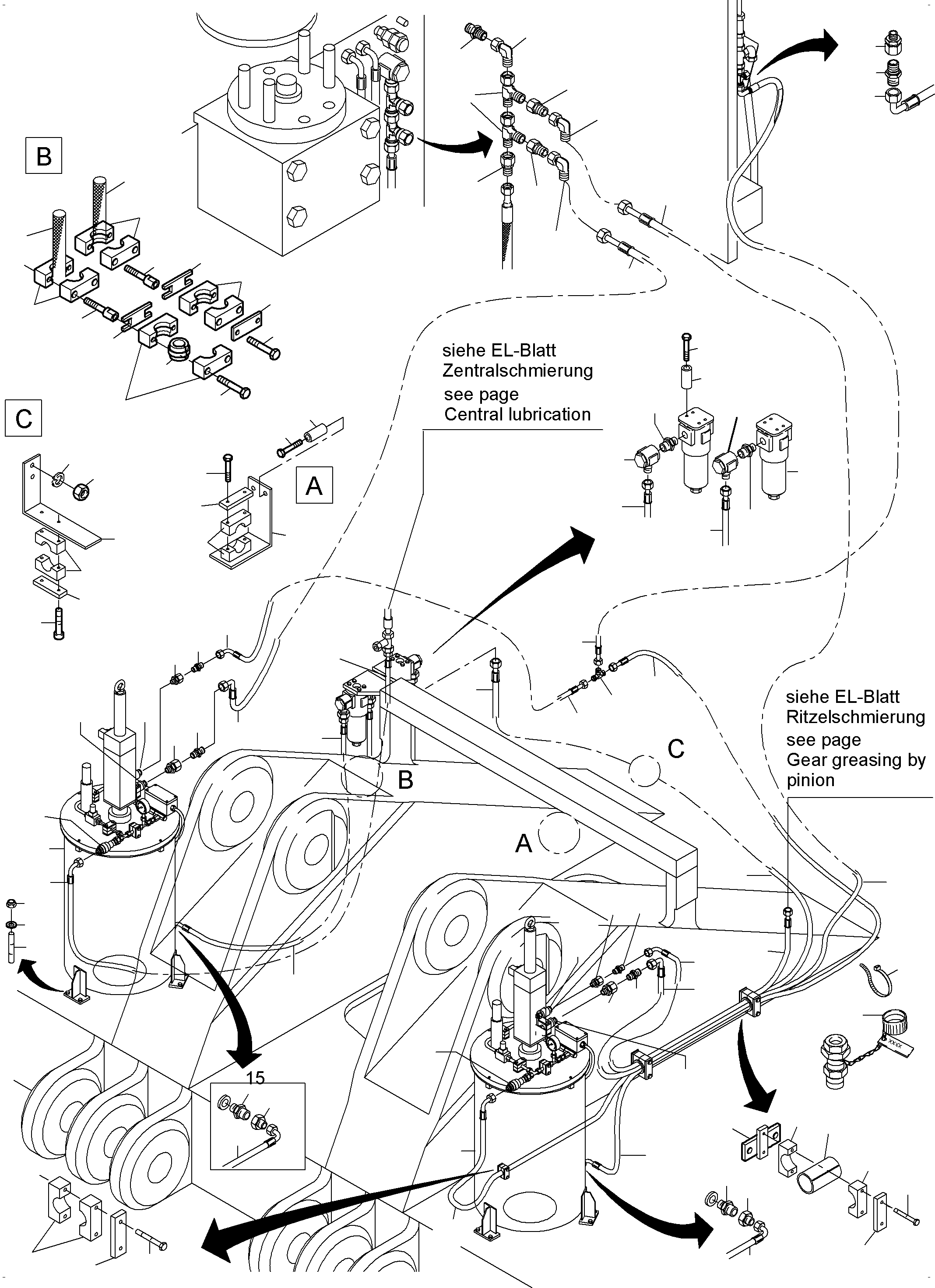 Фиксатор 956 525 40 KOMATSU