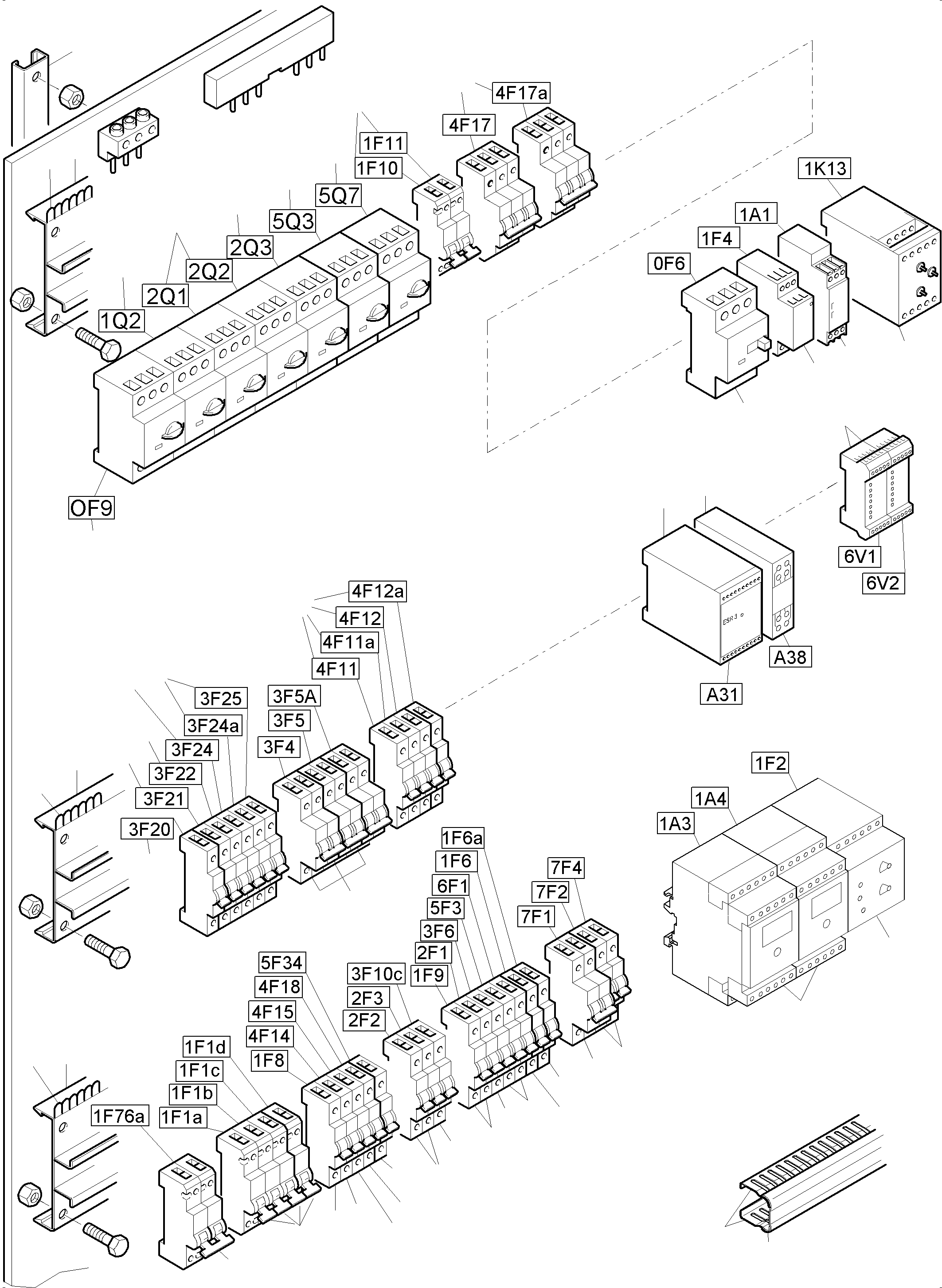 Isolation monitoring relay 941 252 40 KOMATSU