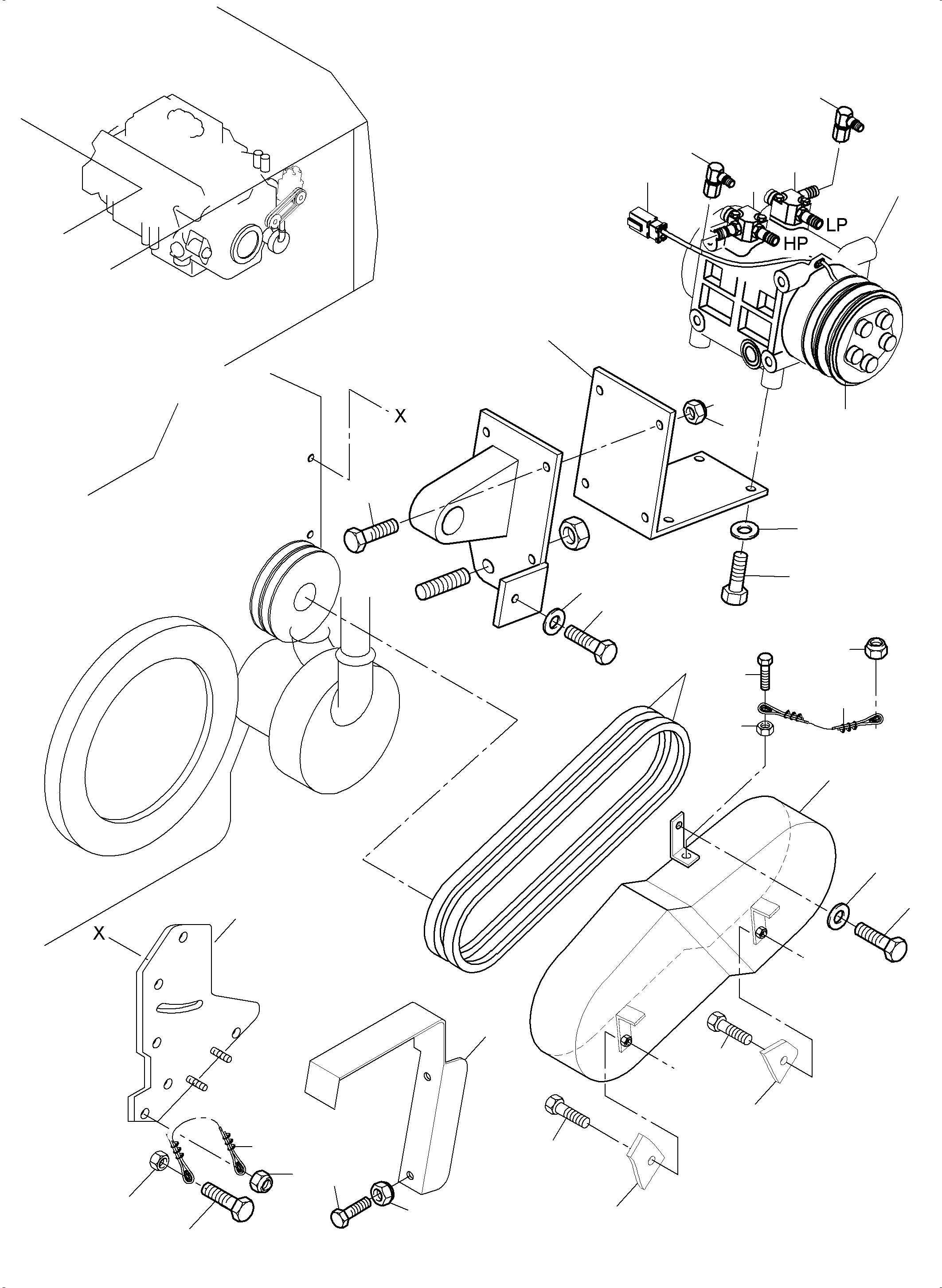 Washer nut 950 290 40 KOMATSU