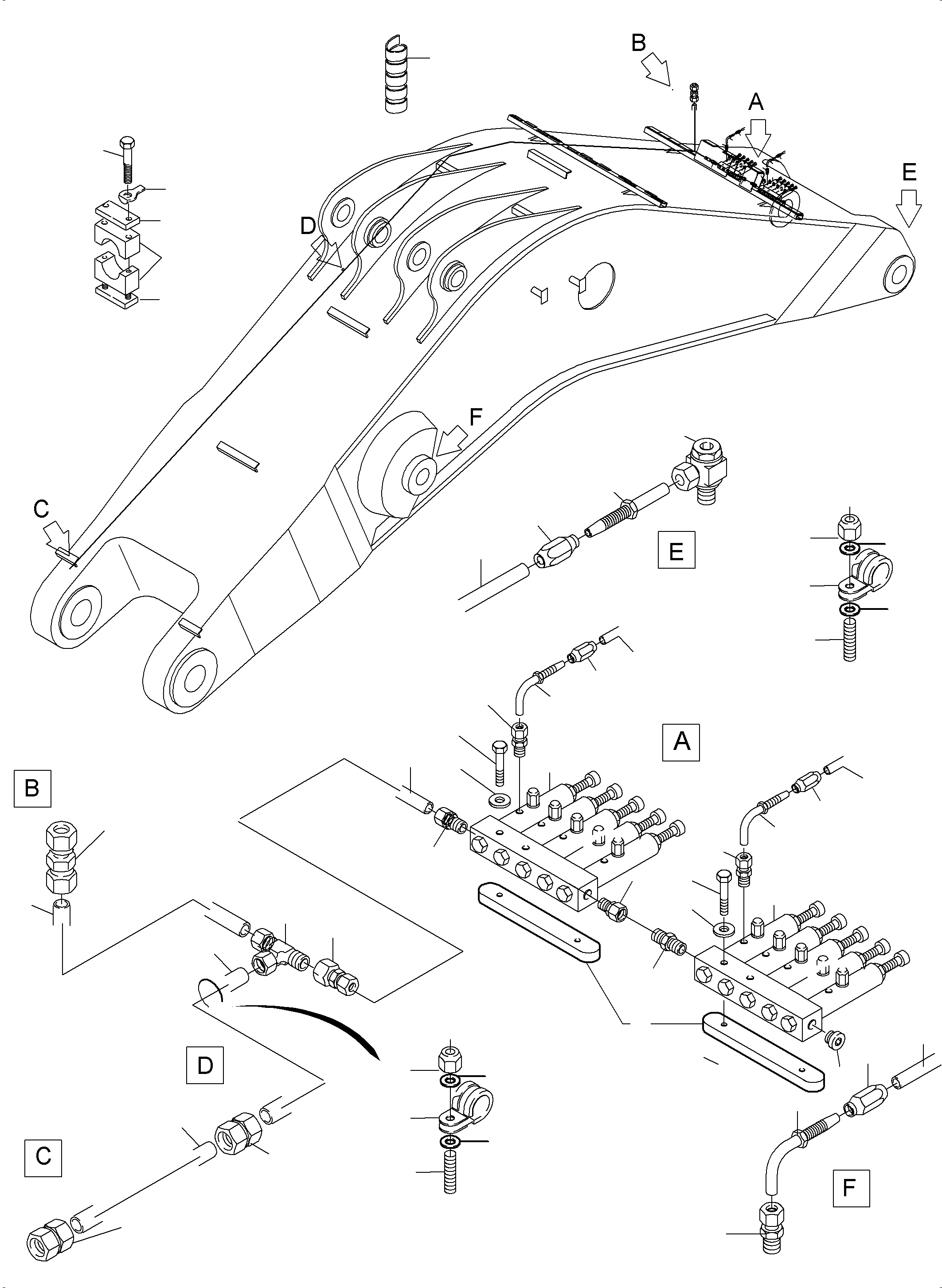 Хомут 044 345 23 12 KOMATSU
