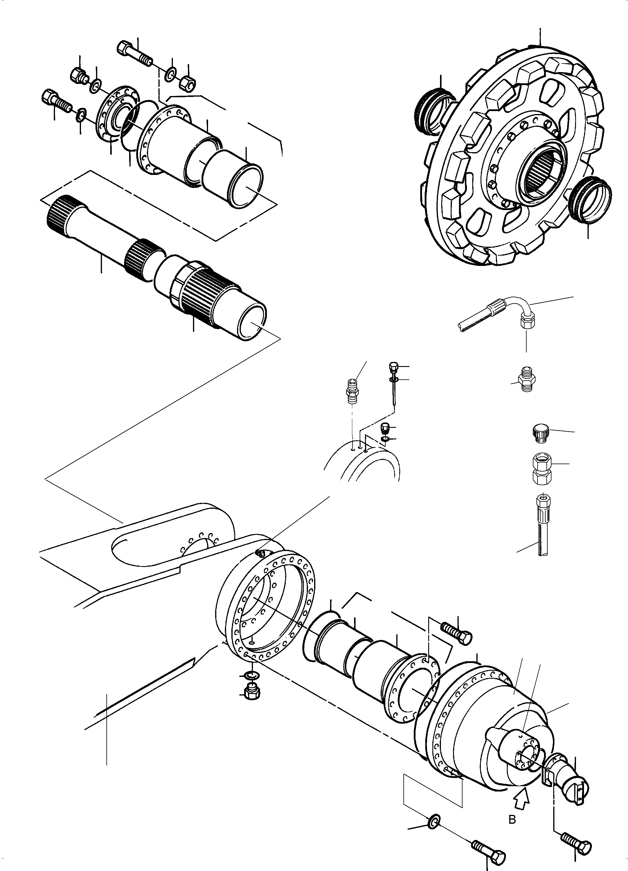 Соединительный штуцер 906 839 40 KOMATSU