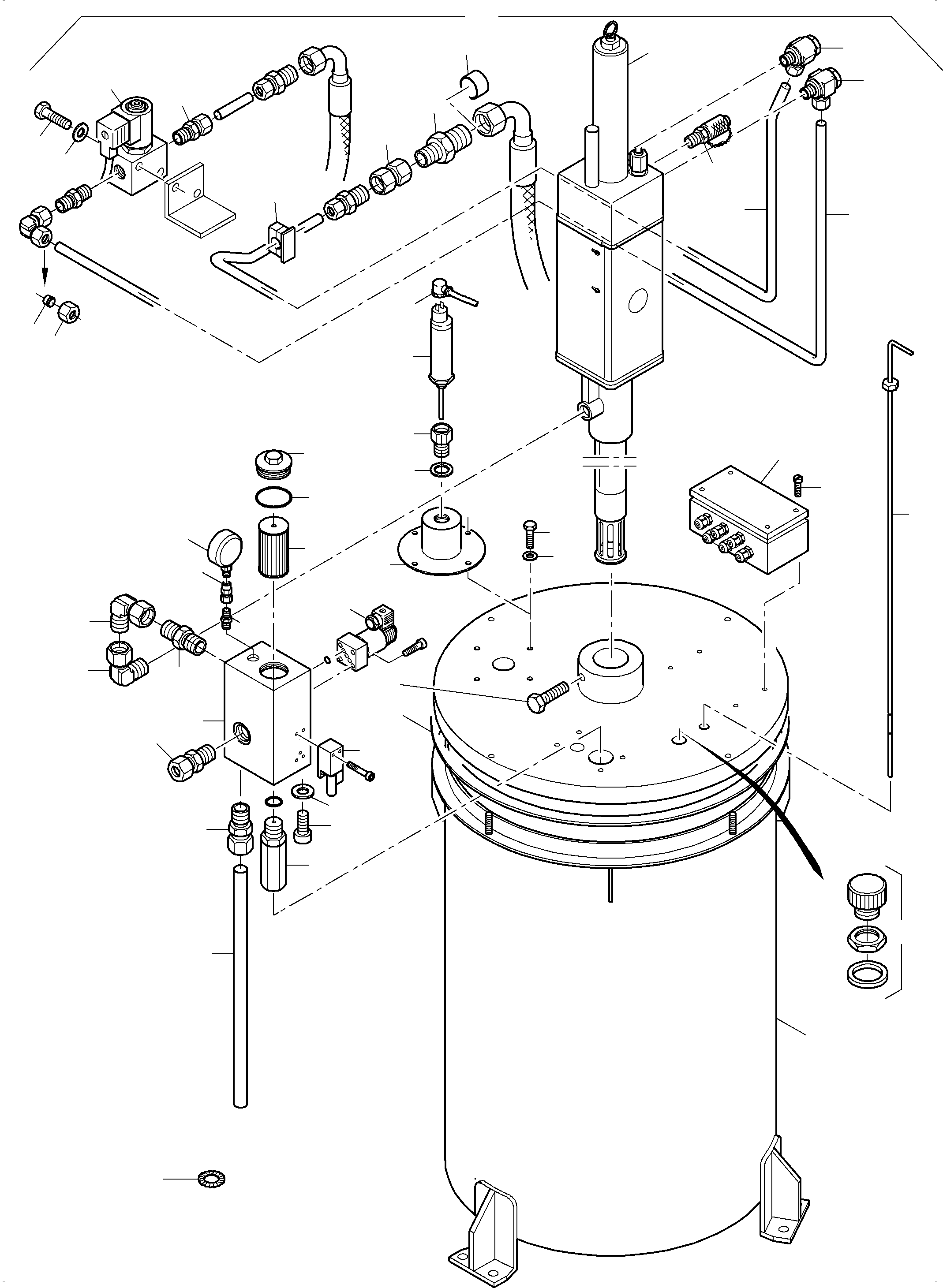 Lube pump station 950 452 40 KOMATSU