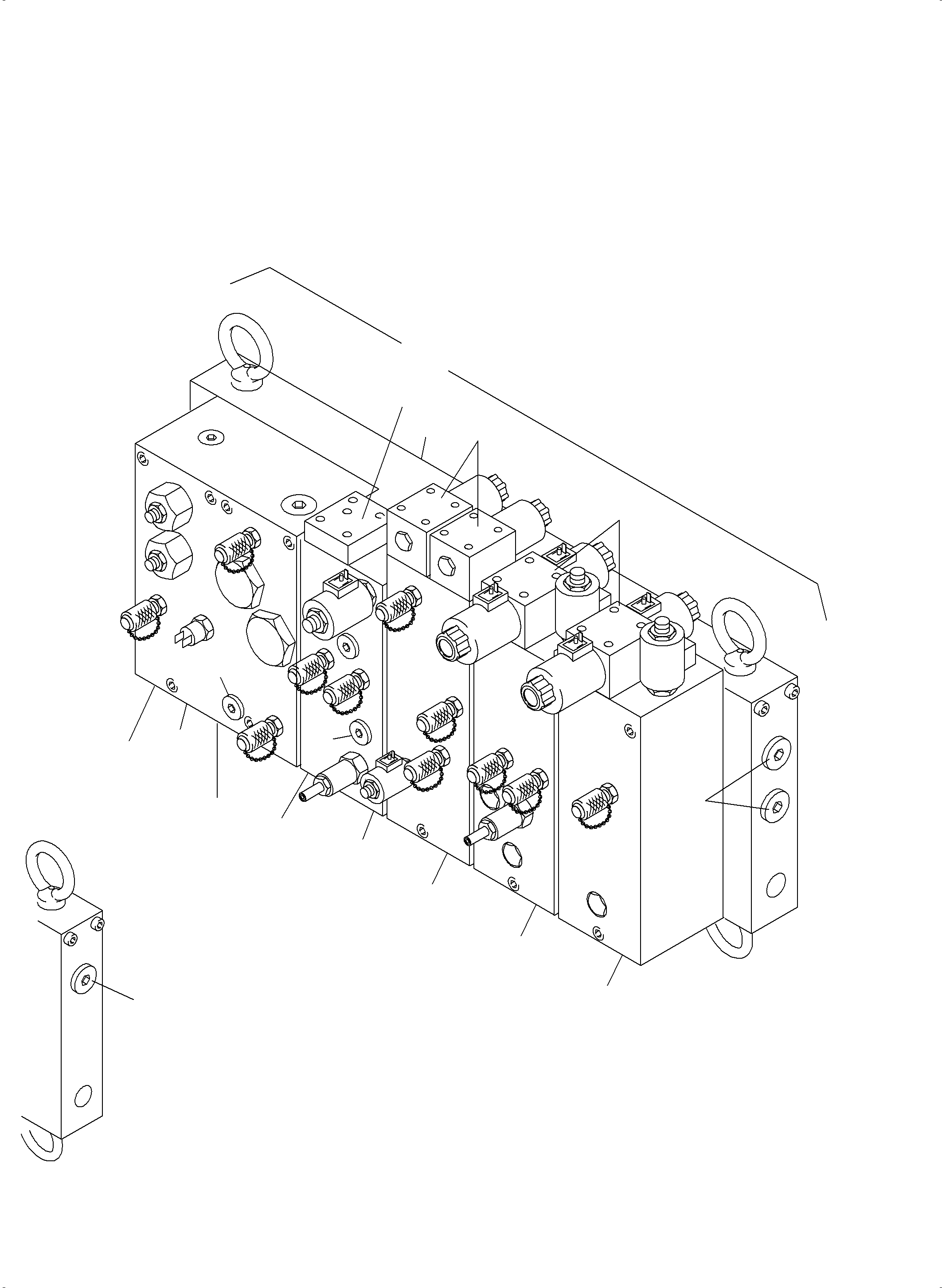 Cartridge block 958 300 40 KOMATSU