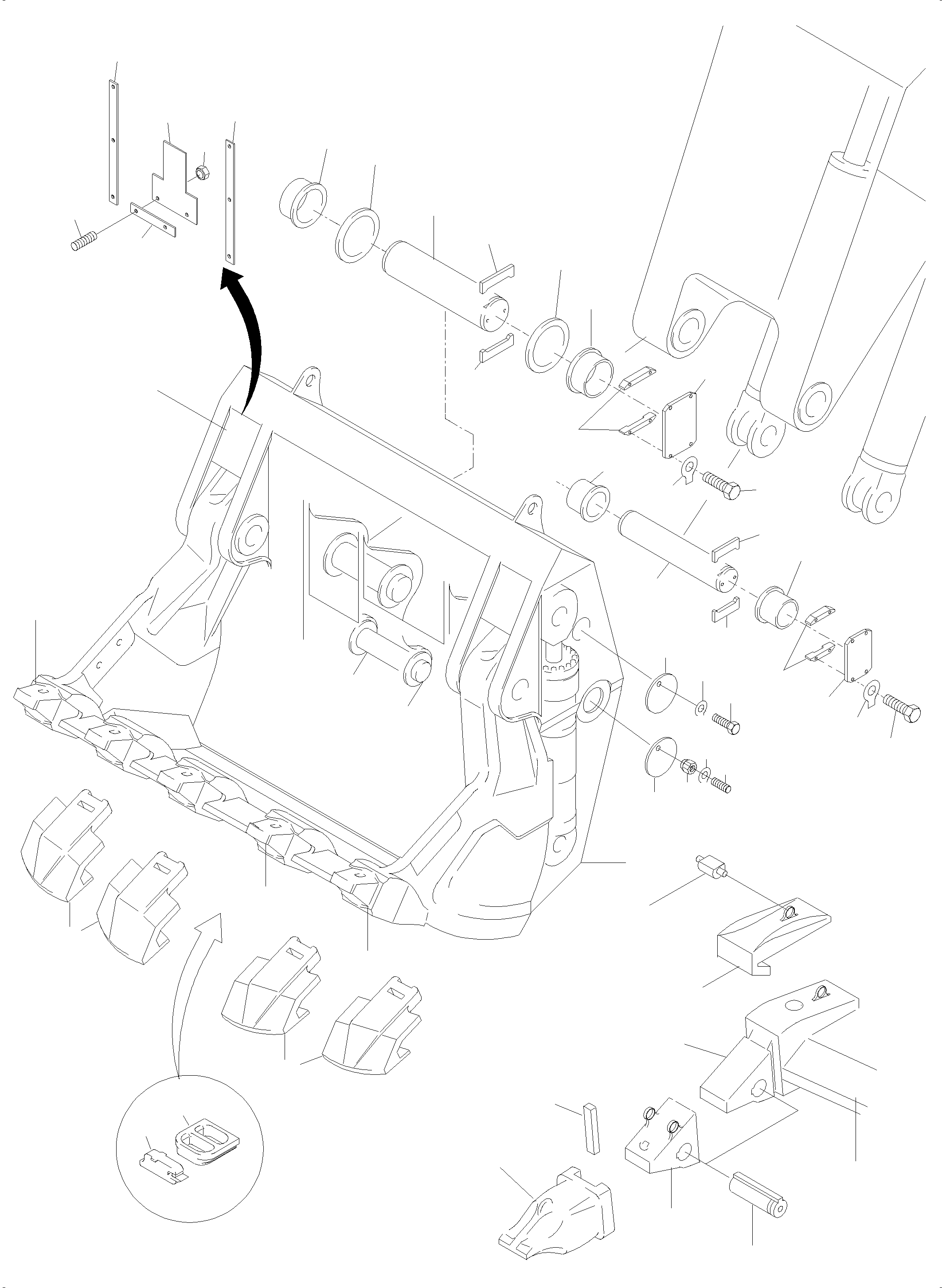 Палец 941 897 40 KOMATSU