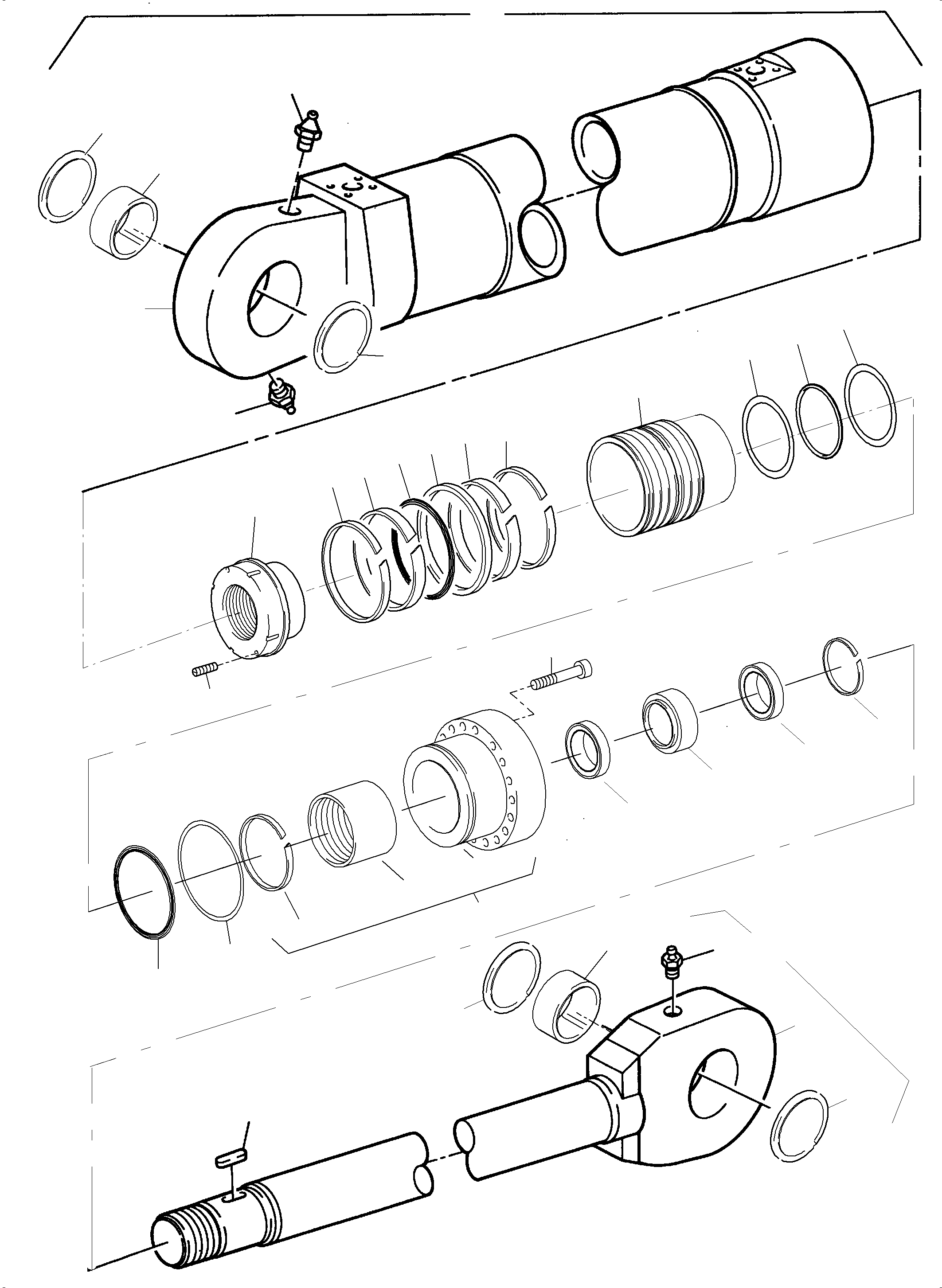 Piston guide ring 950 378 40 KOMATSU
