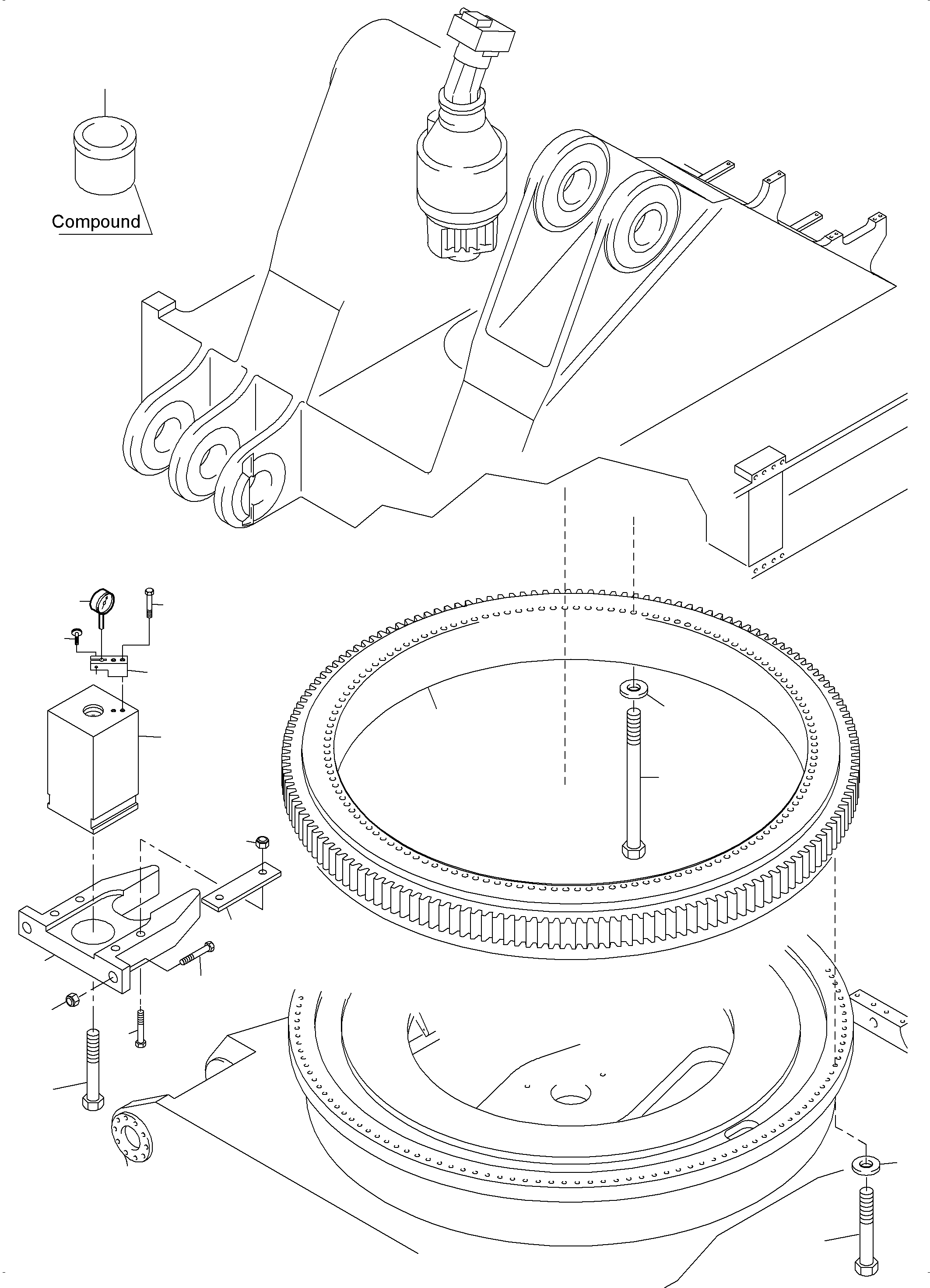 Test bolt (Cold weather design) 954 033 40 KOMATSU