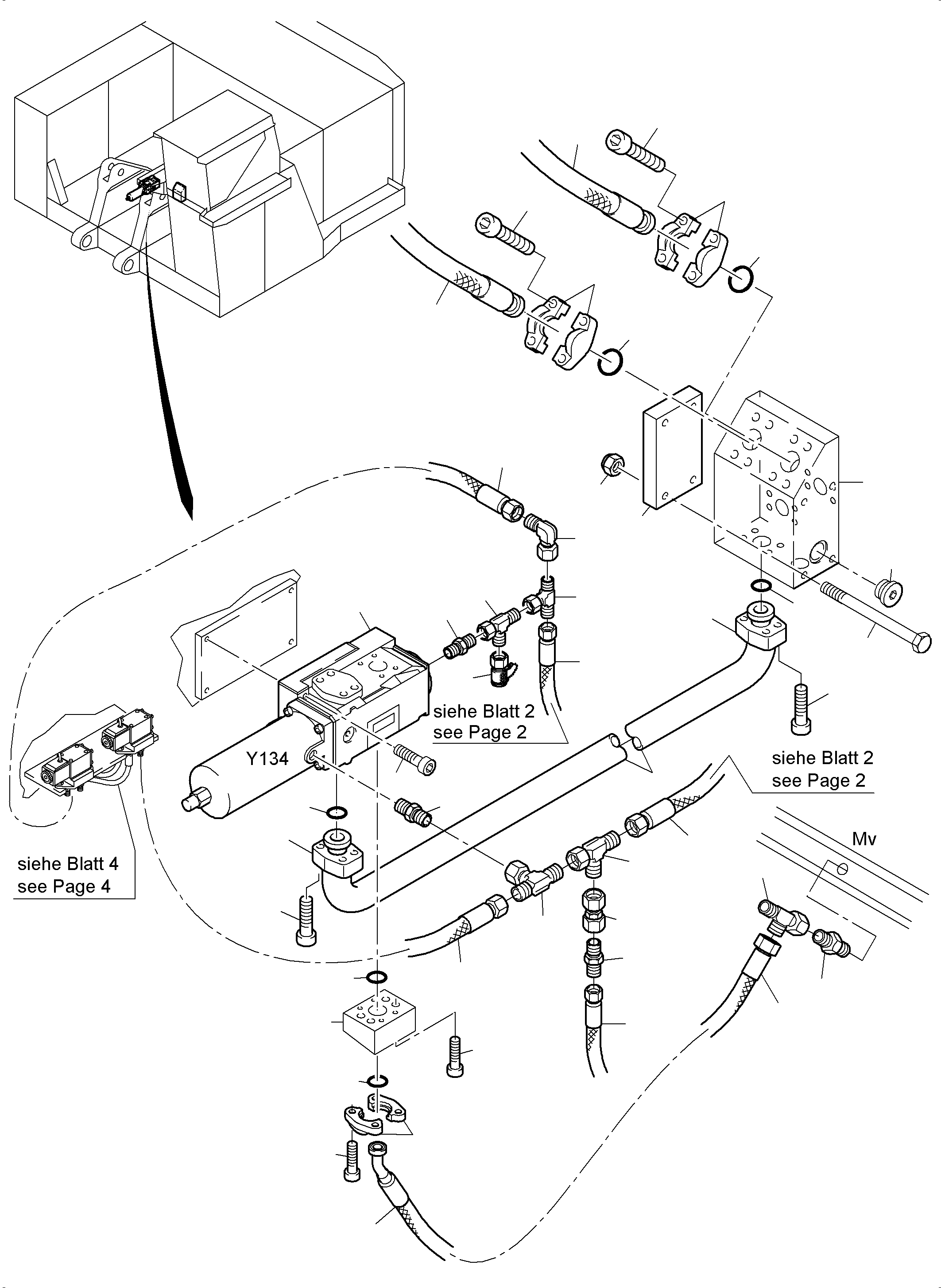 Резьбовой штифт 440 654 40 KOMATSU