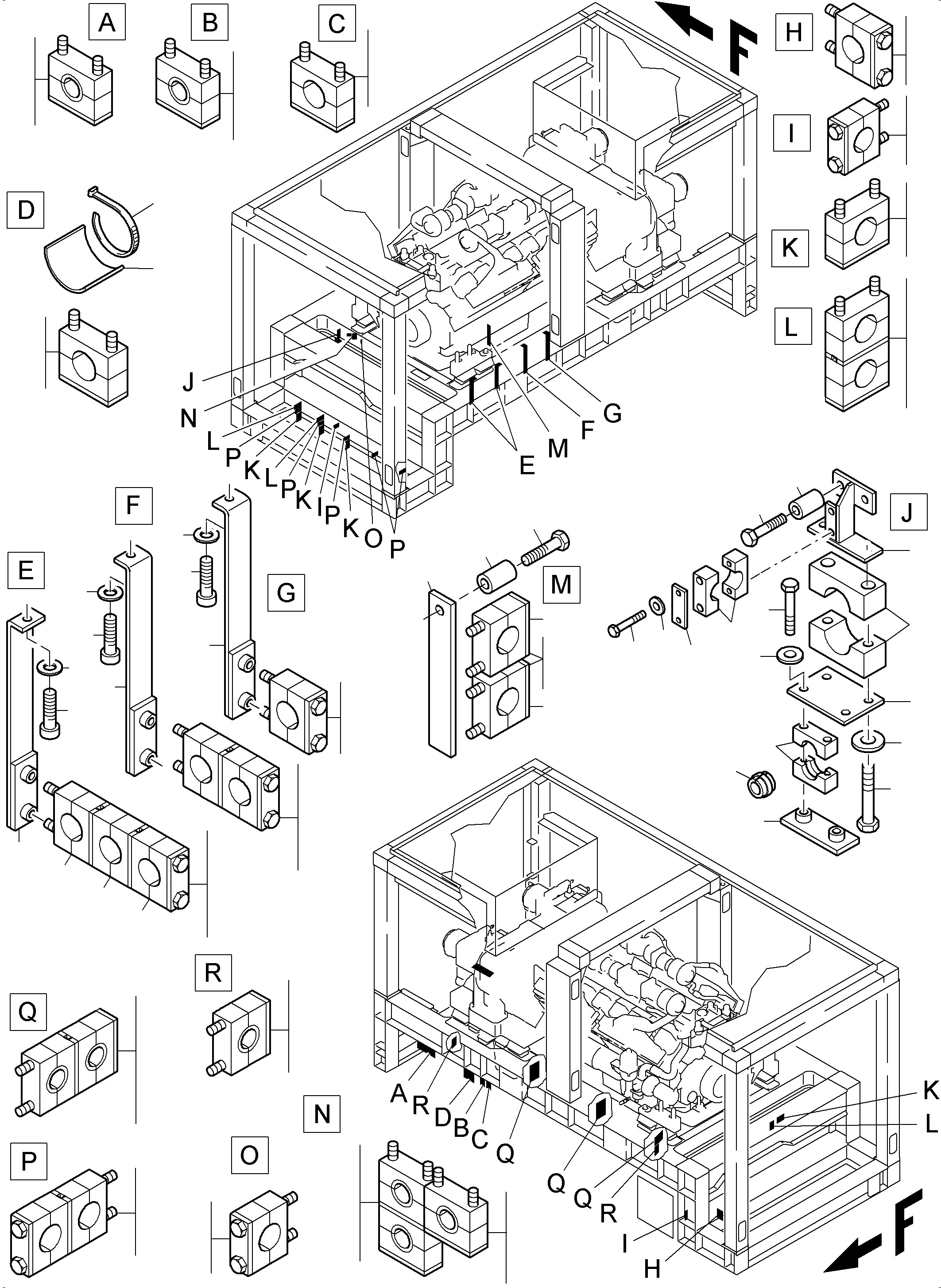 Фиксатор 954 110 40 KOMATSU