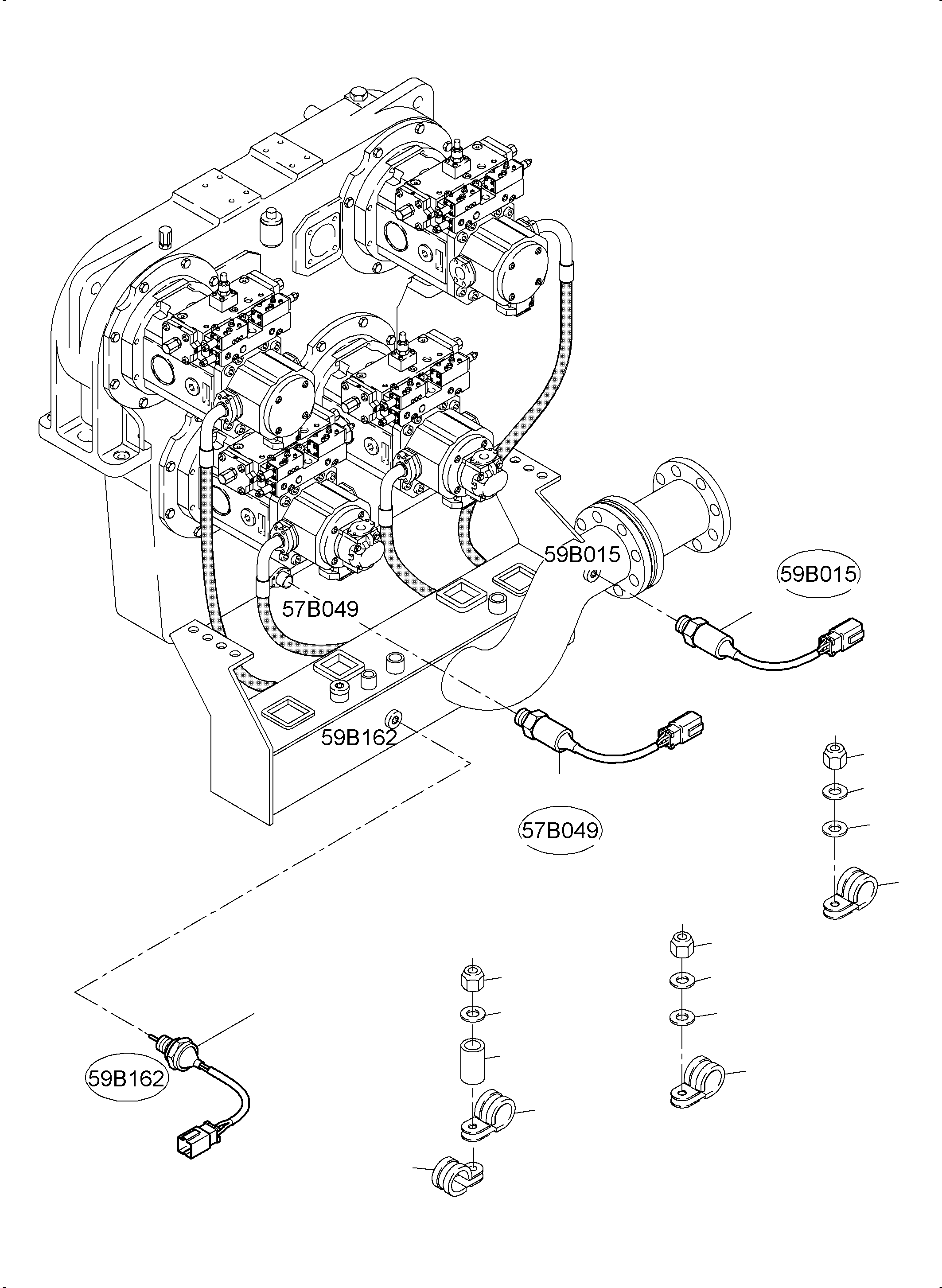 Pressure transducer 941 810 40 KOMATSU