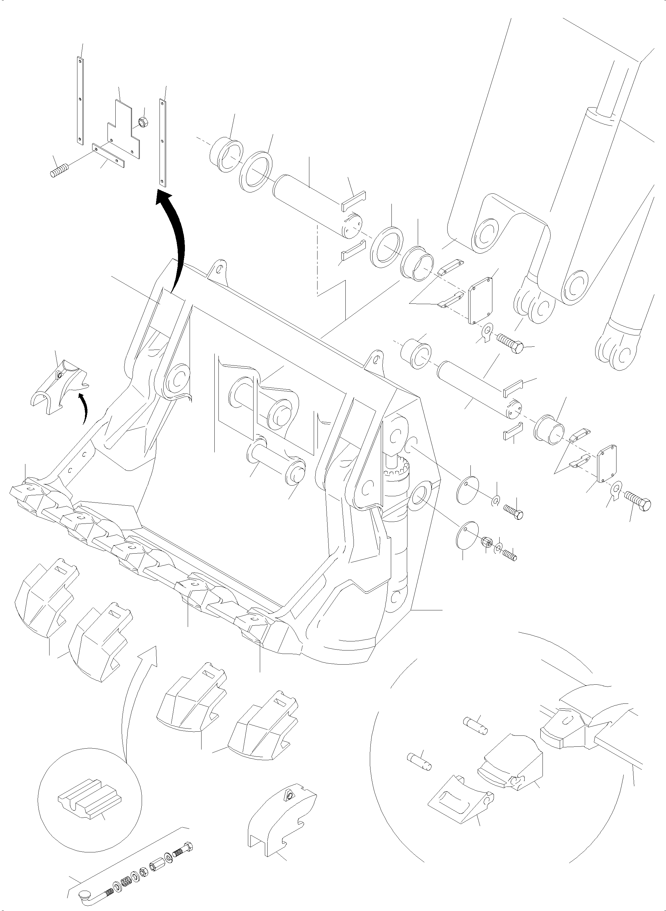 Lip 955 861 40 KOMATSU