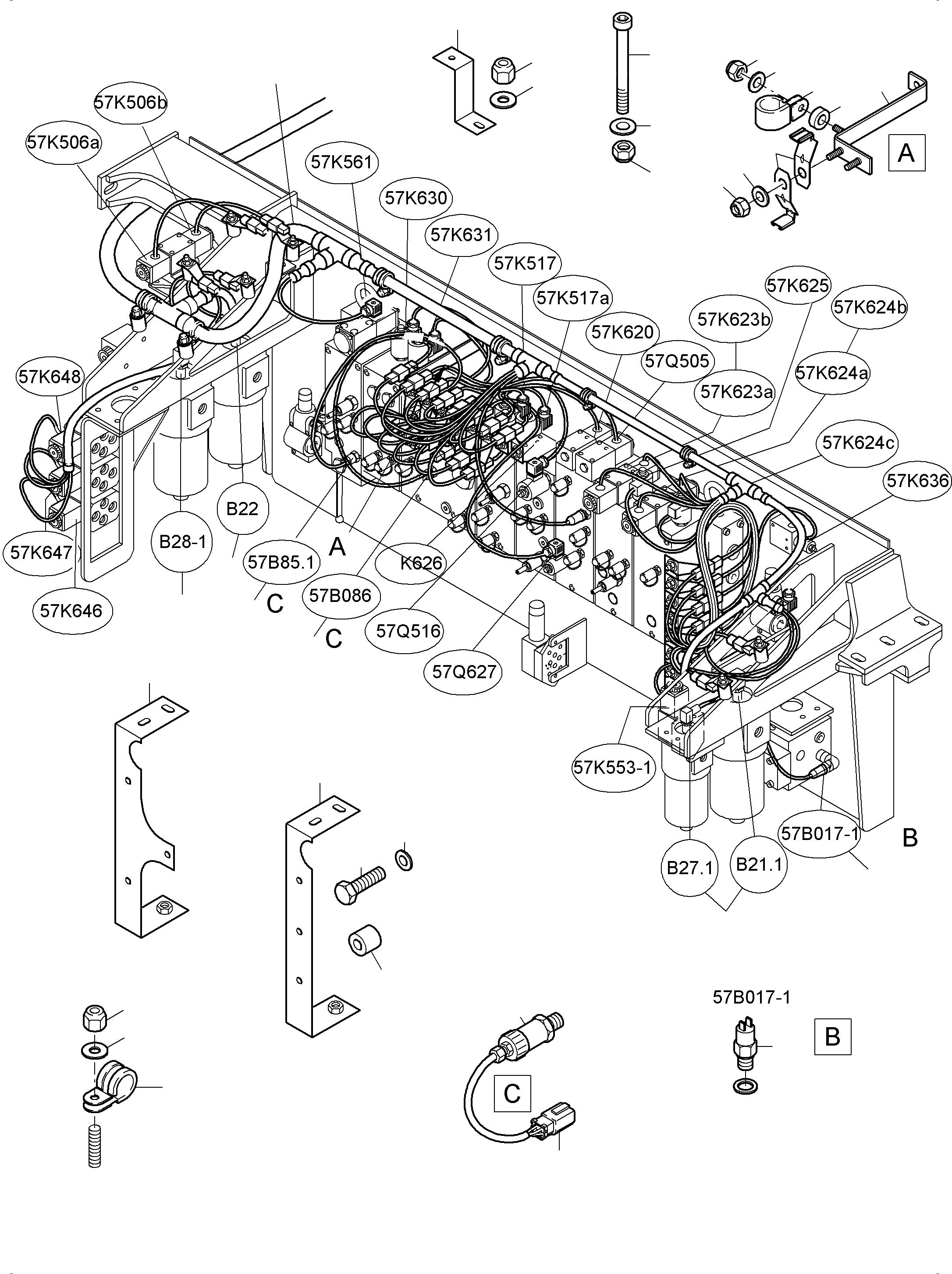 Винт 519 037 98 KOMATSU