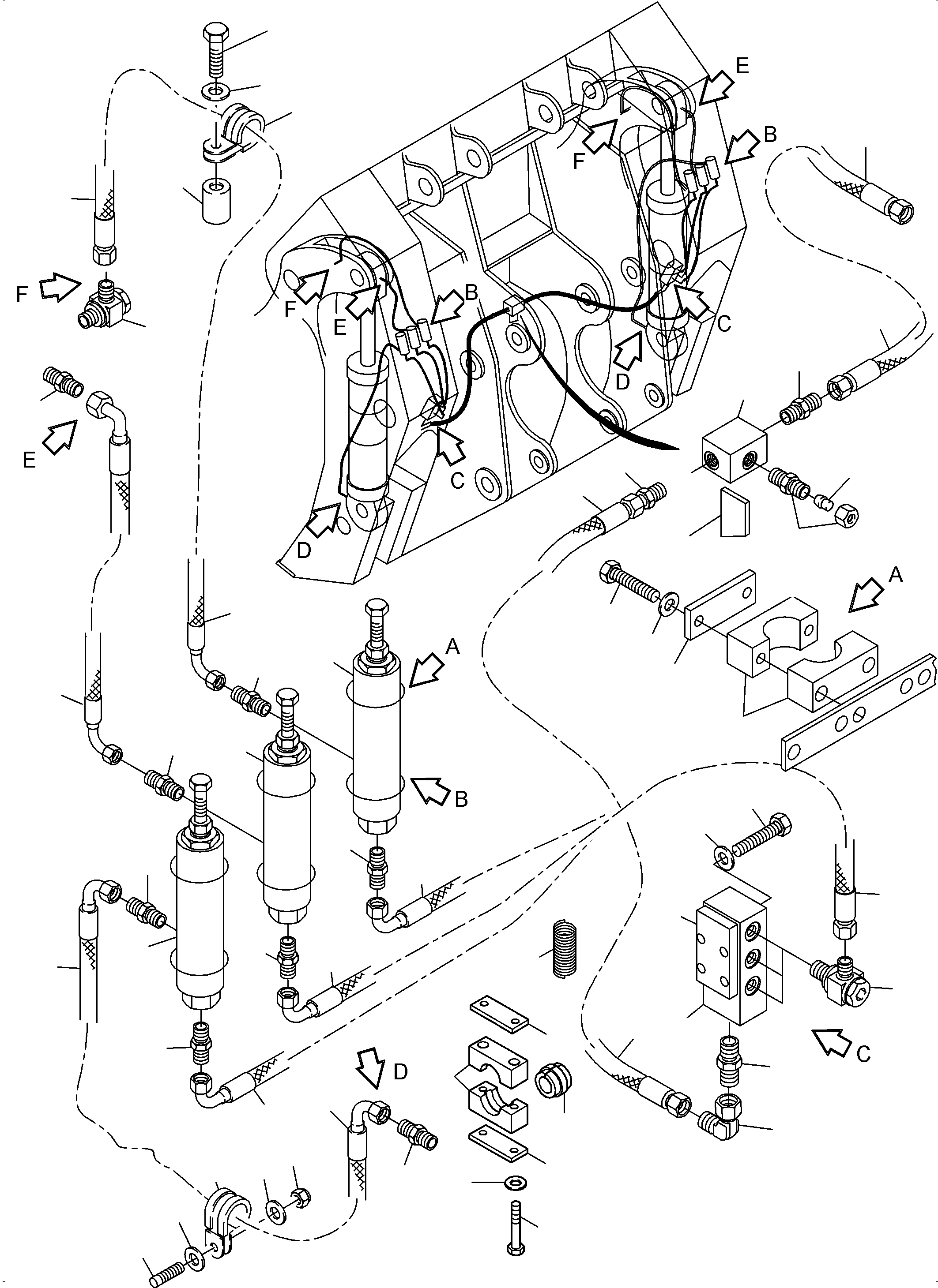 Hose DN 20x2100 518 989 98 KOMATSU