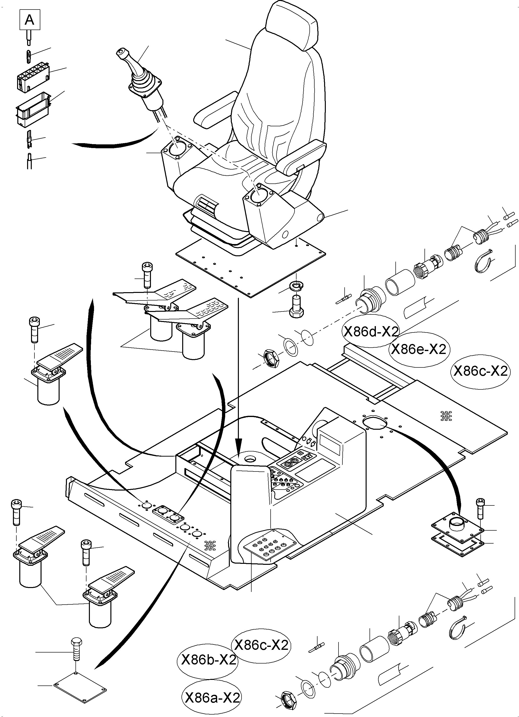 Harness X86d-X2 966 646 40 KOMATSU