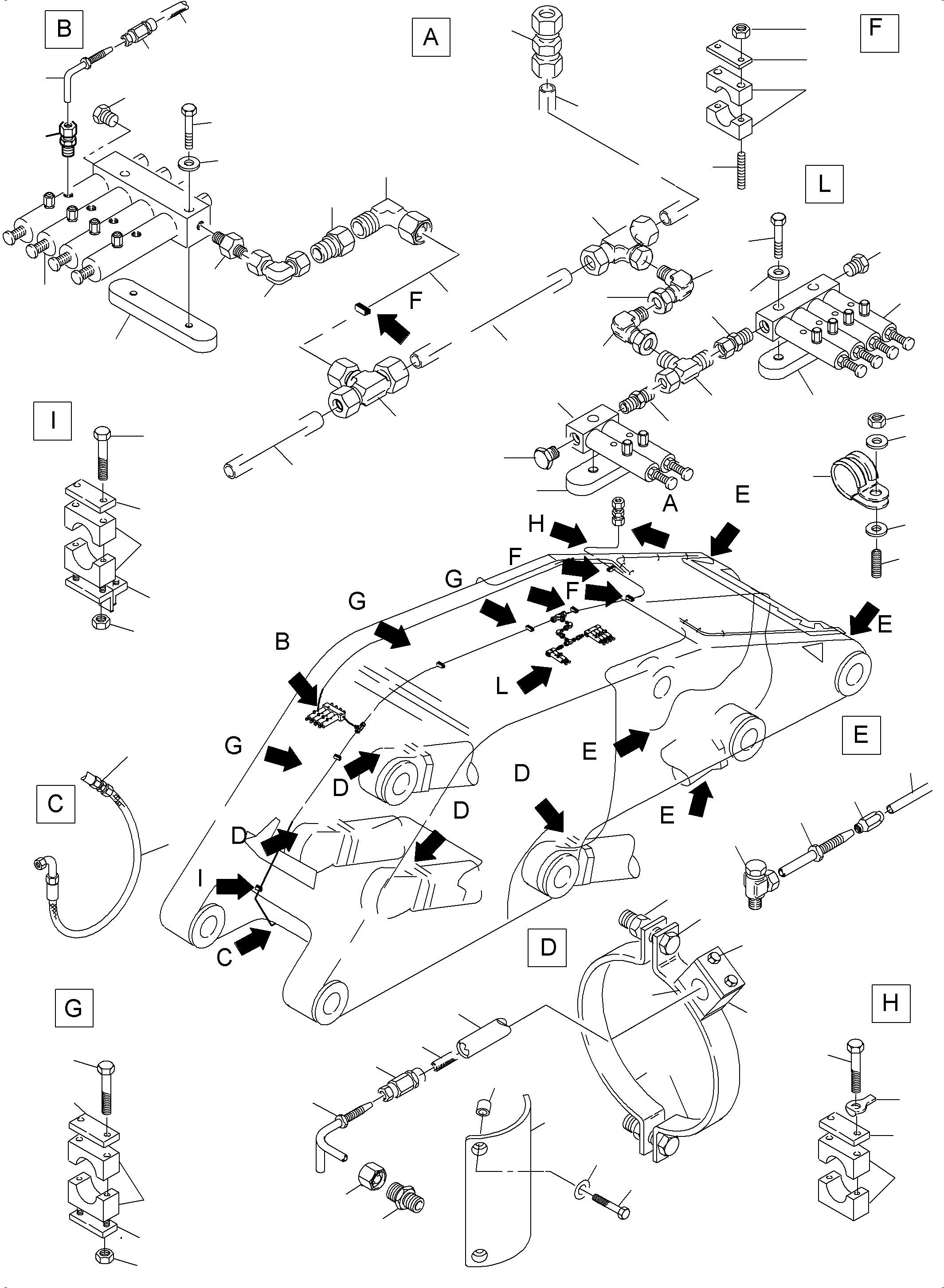 Angle assy. 960 484 40 KOMATSU