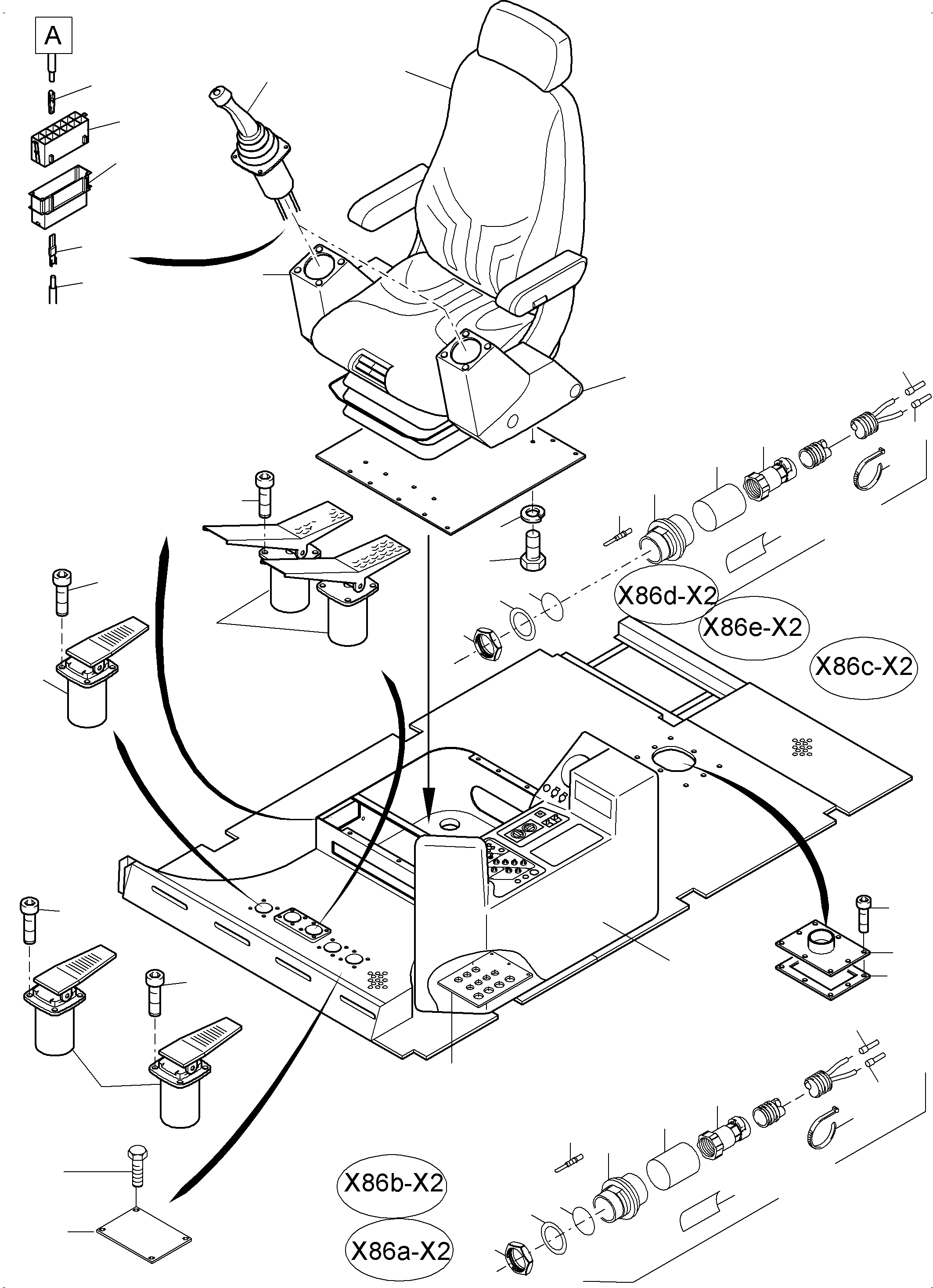 Harness X86b-X2 966 059 40 KOMATSU