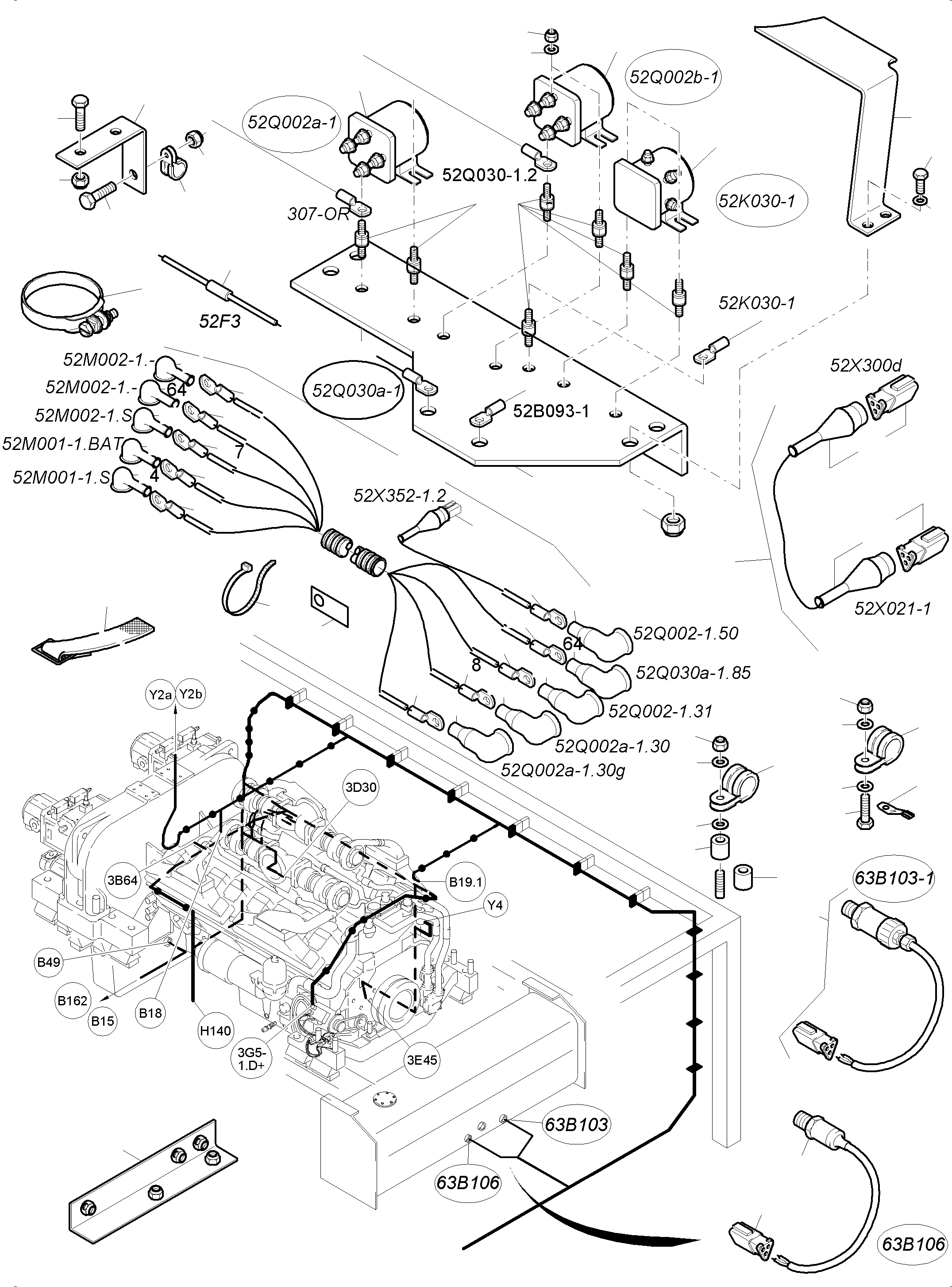 Sensor assy. 972 017 40 KOMATSU
