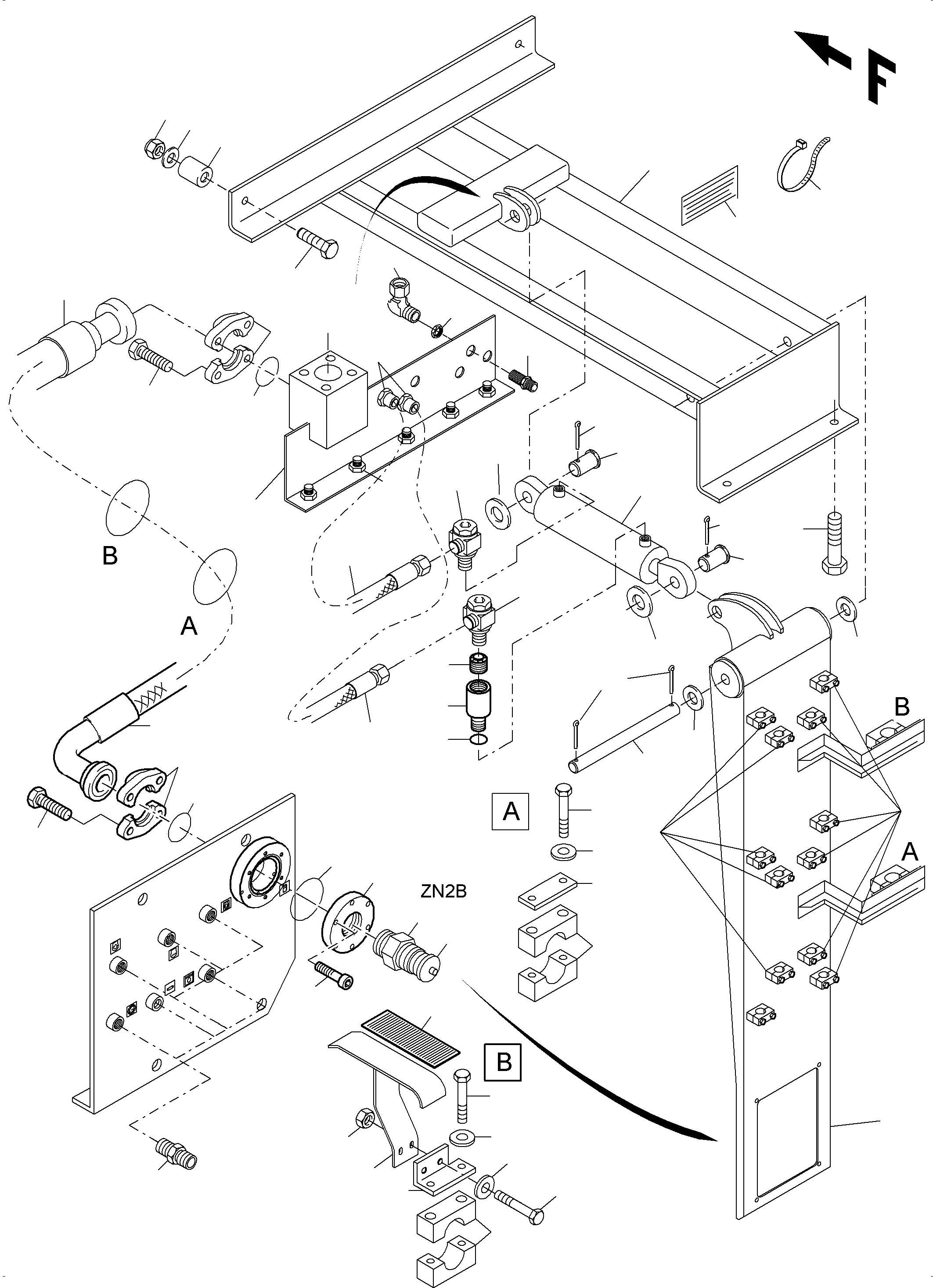 Фиксатор 969 845 40 KOMATSU
