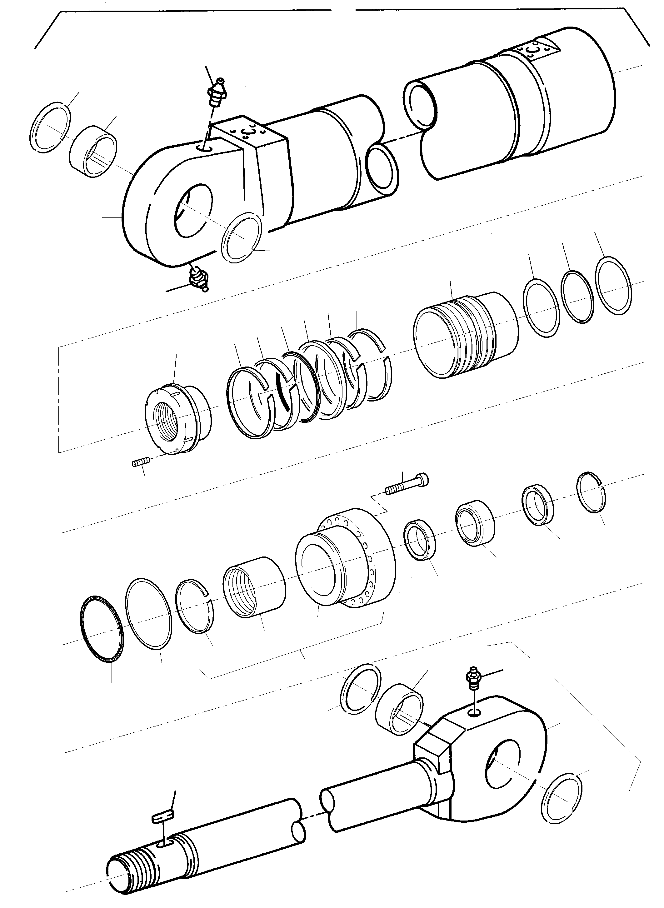 Bearing bush (no field repair item) 970 588 40 KOMATSU