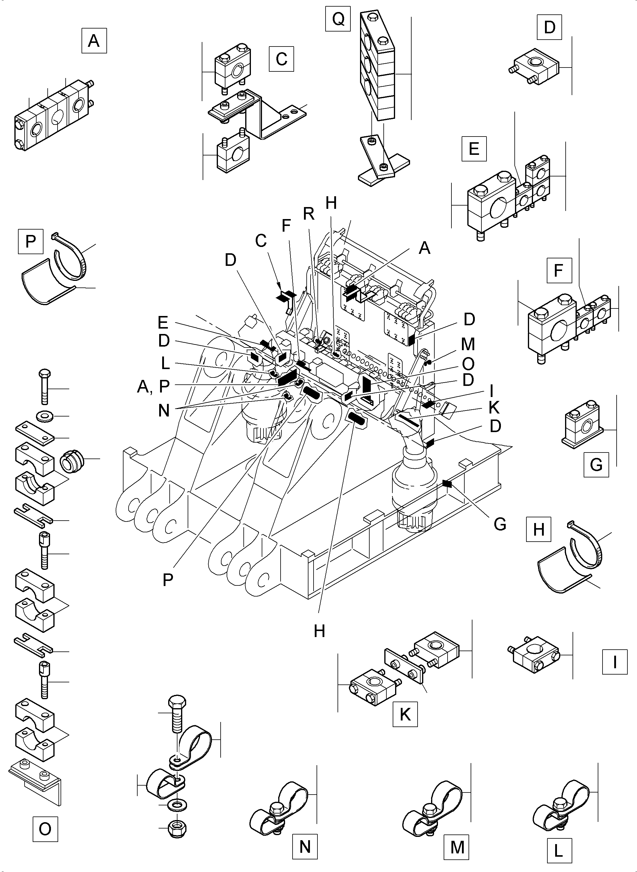 Фиксатор 969 873 40 KOMATSU