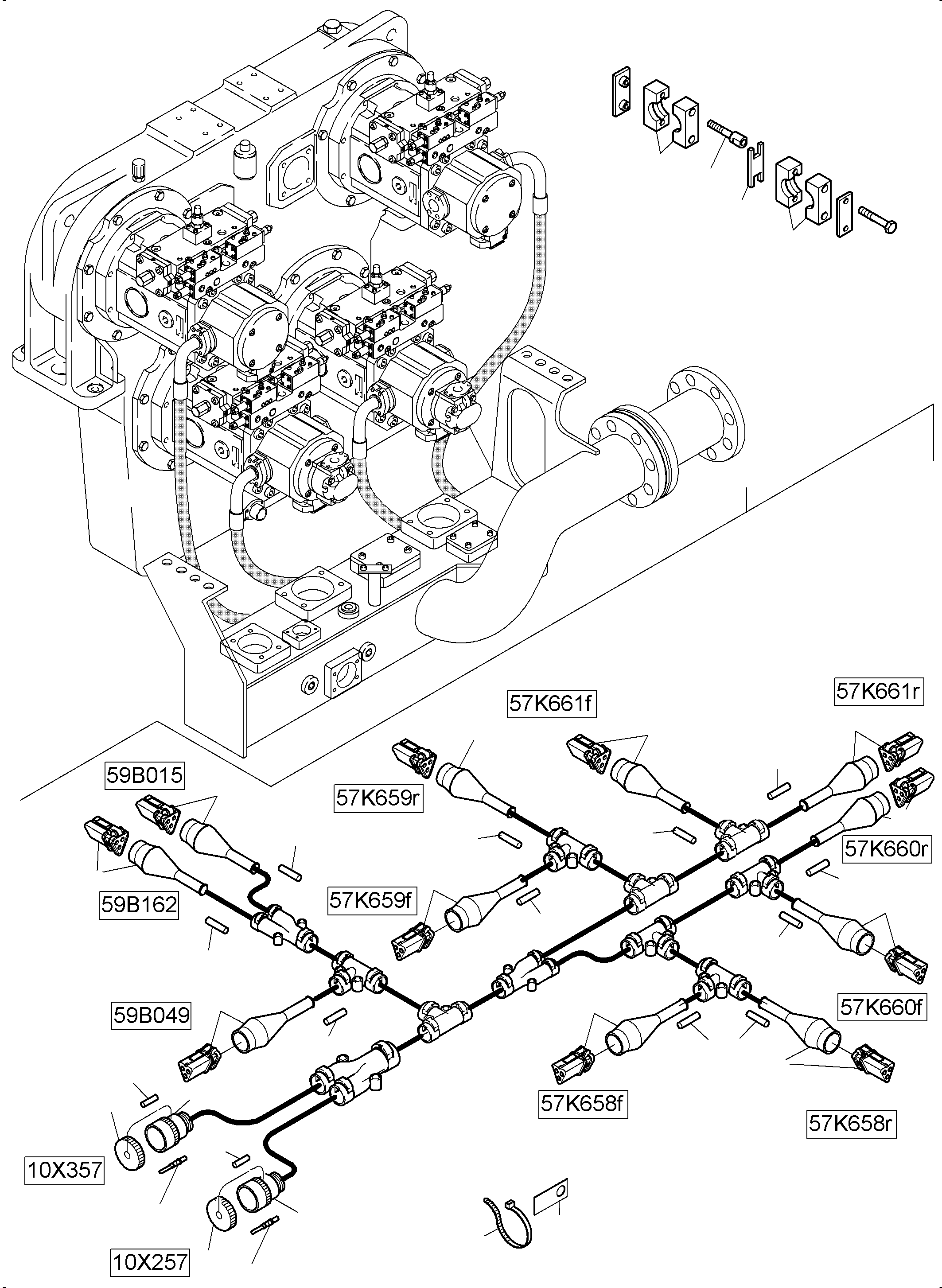 Temperature sensor 59B015 950 845 40 KOMATSU