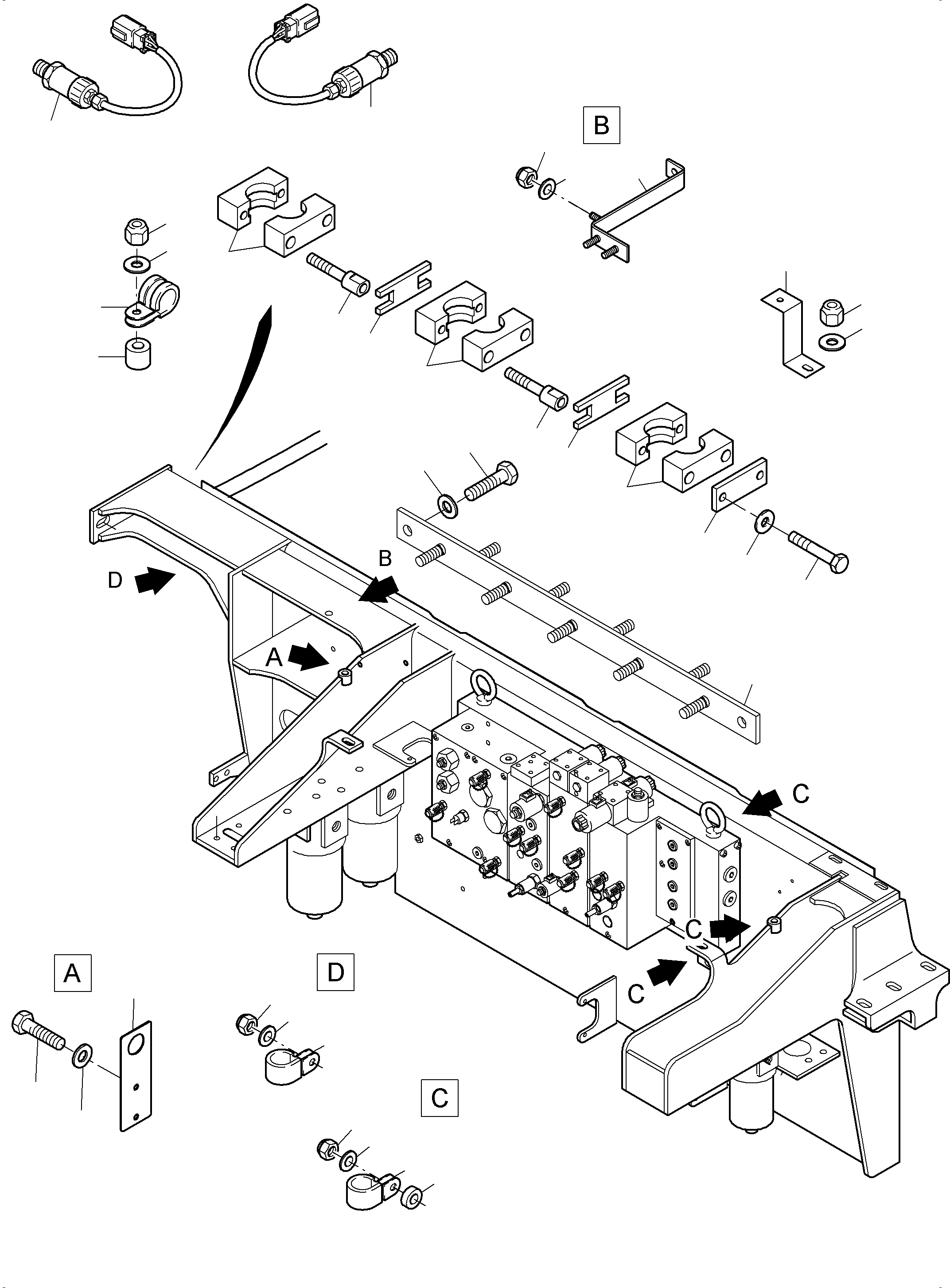 Стопорная пластина 7861932820 KOMATSU