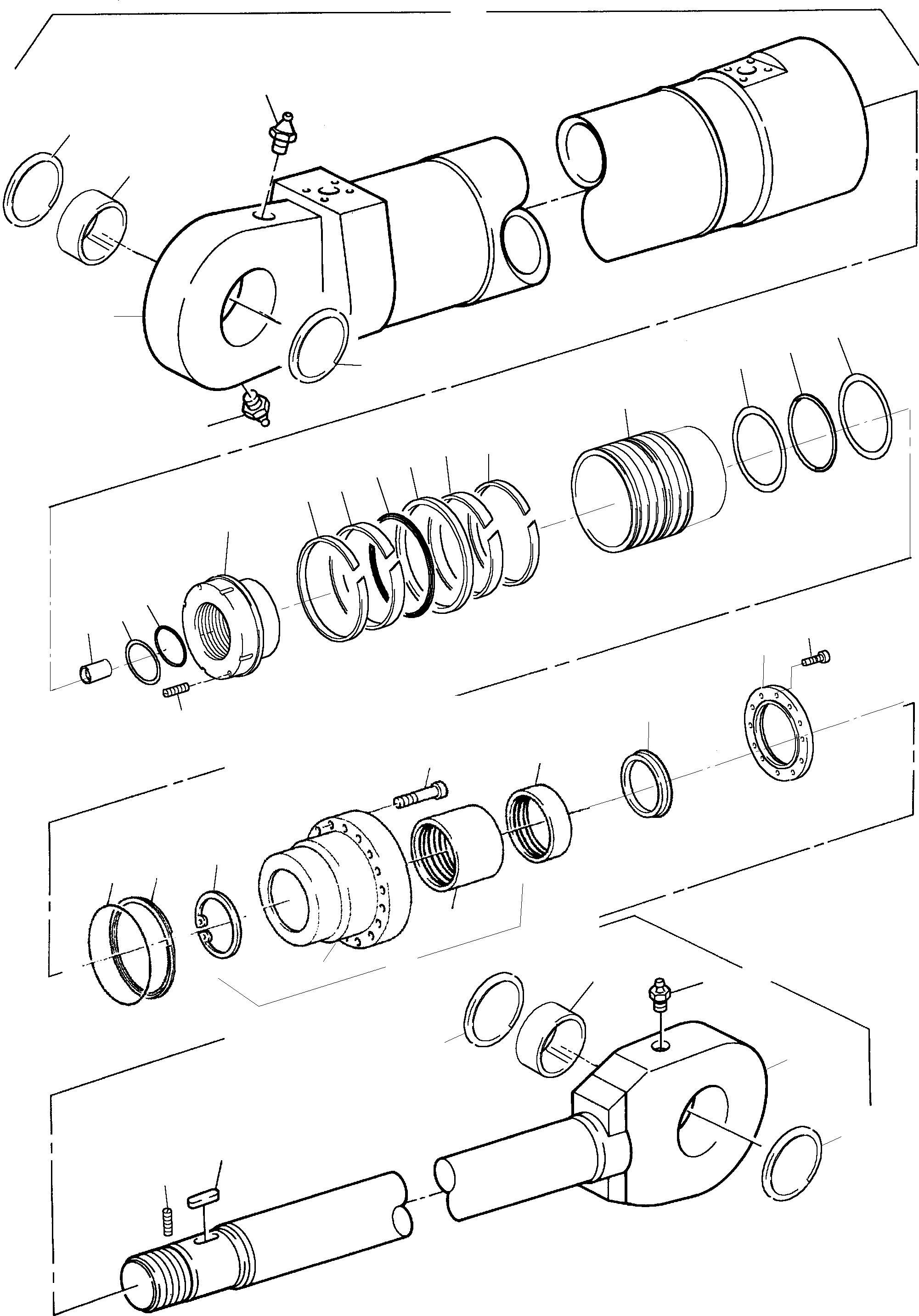Hydr. cylinder (could weather design) 897 730 40 KOMATSU