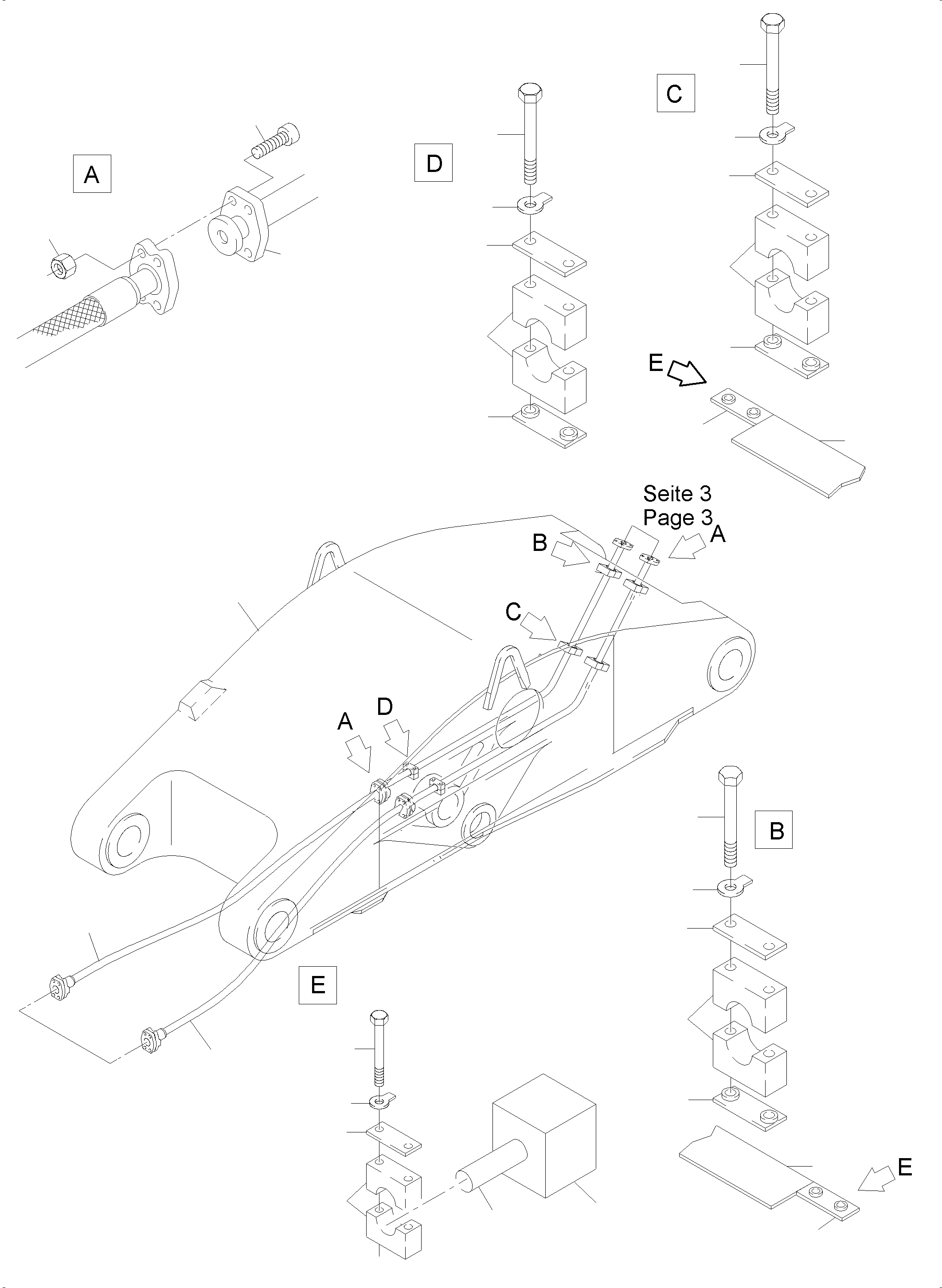 Планка 967 223 40 KOMATSU