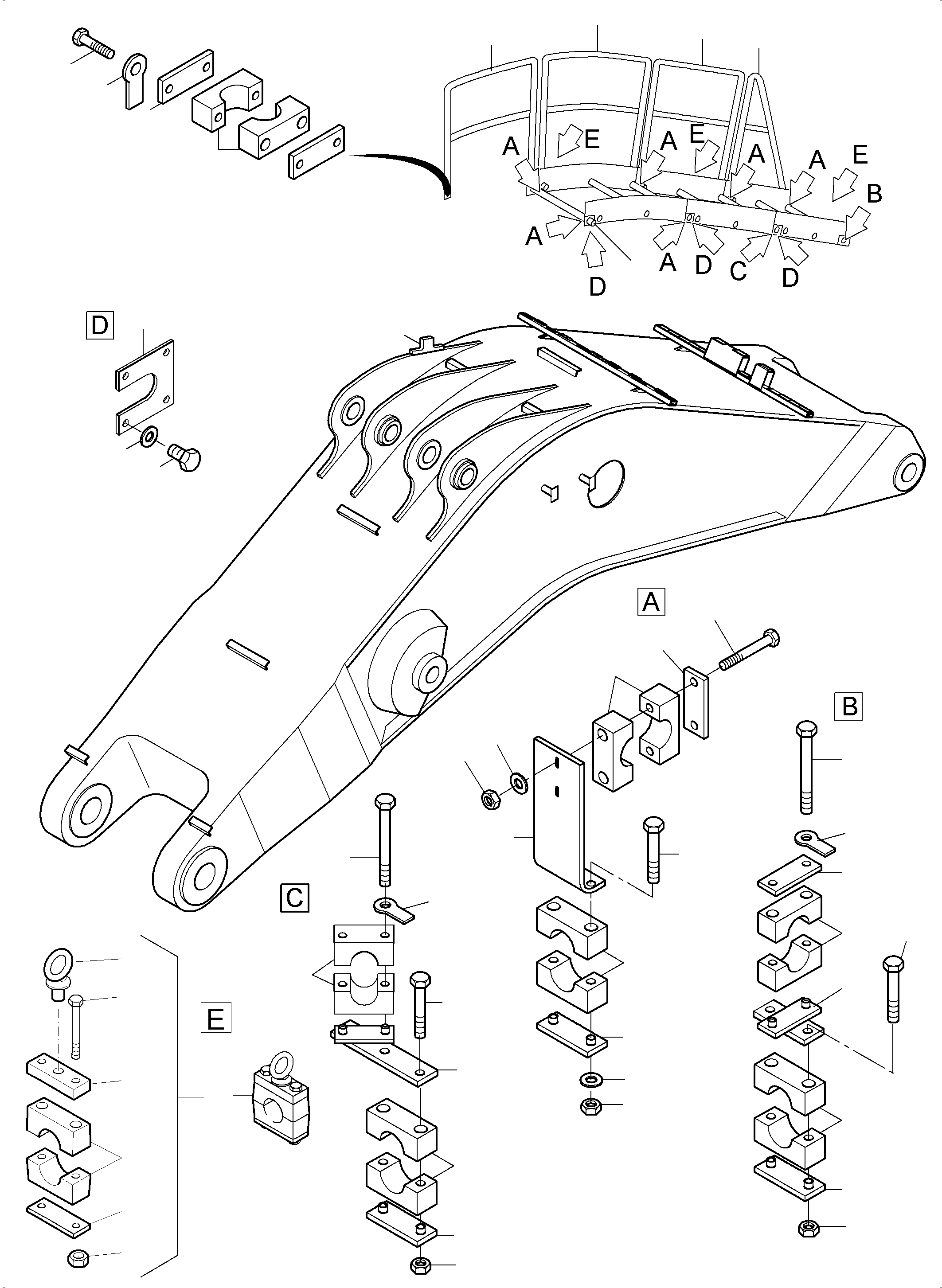 Фиксатор 969 979 40 KOMATSU