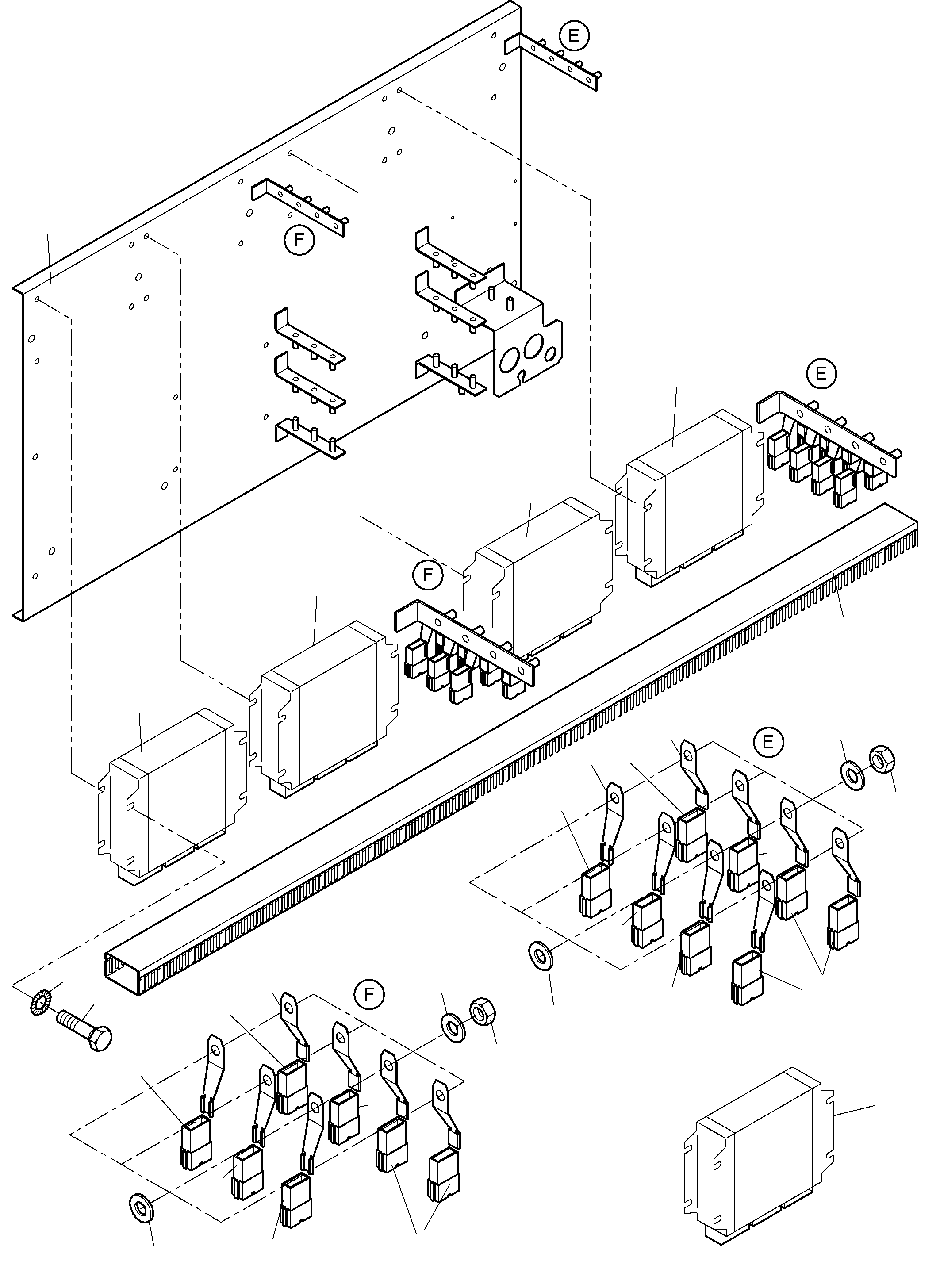 Controller plate 975 540 40 KOMATSU