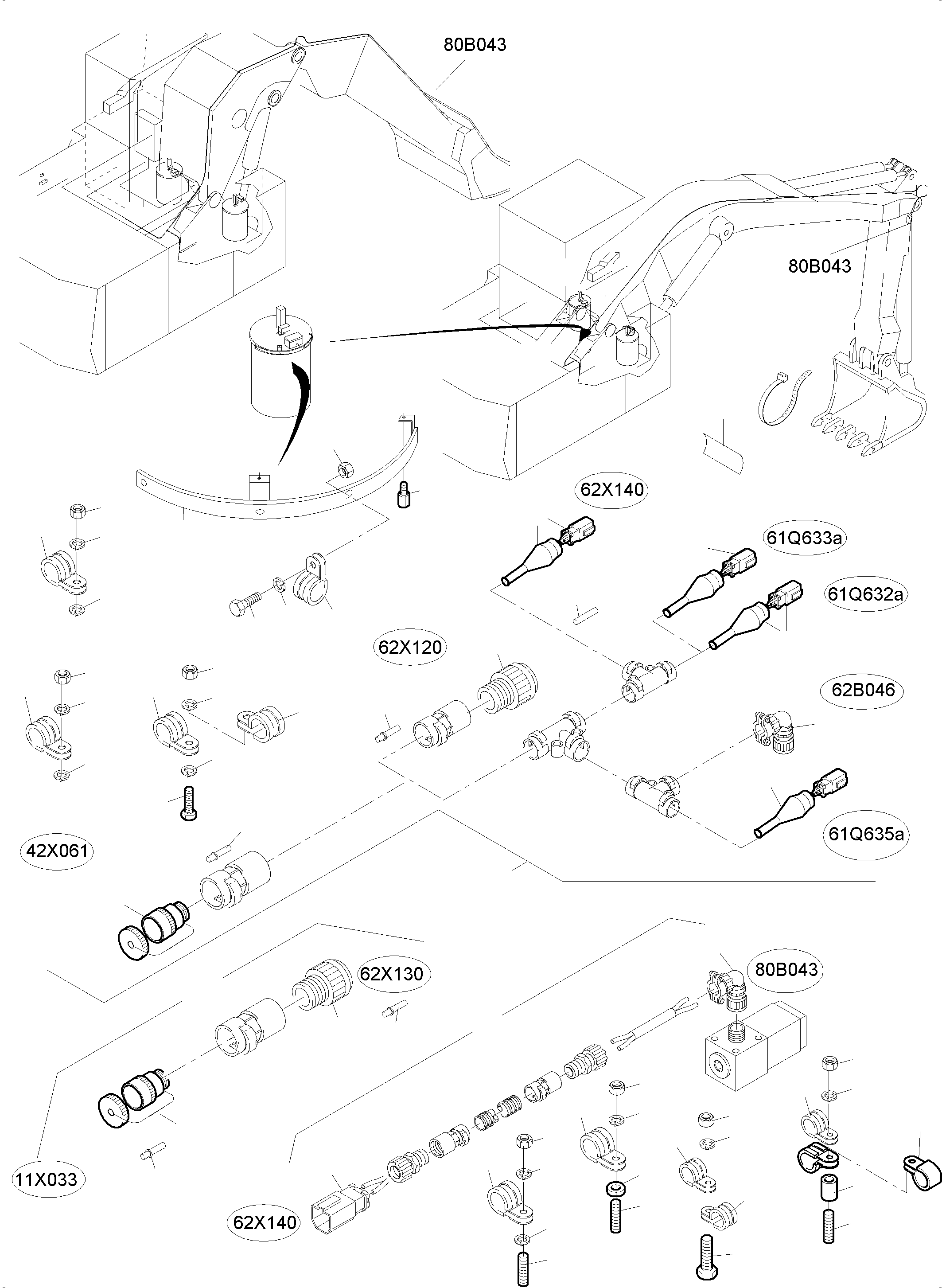 Жгут проводов 979 813 40 KOMATSU