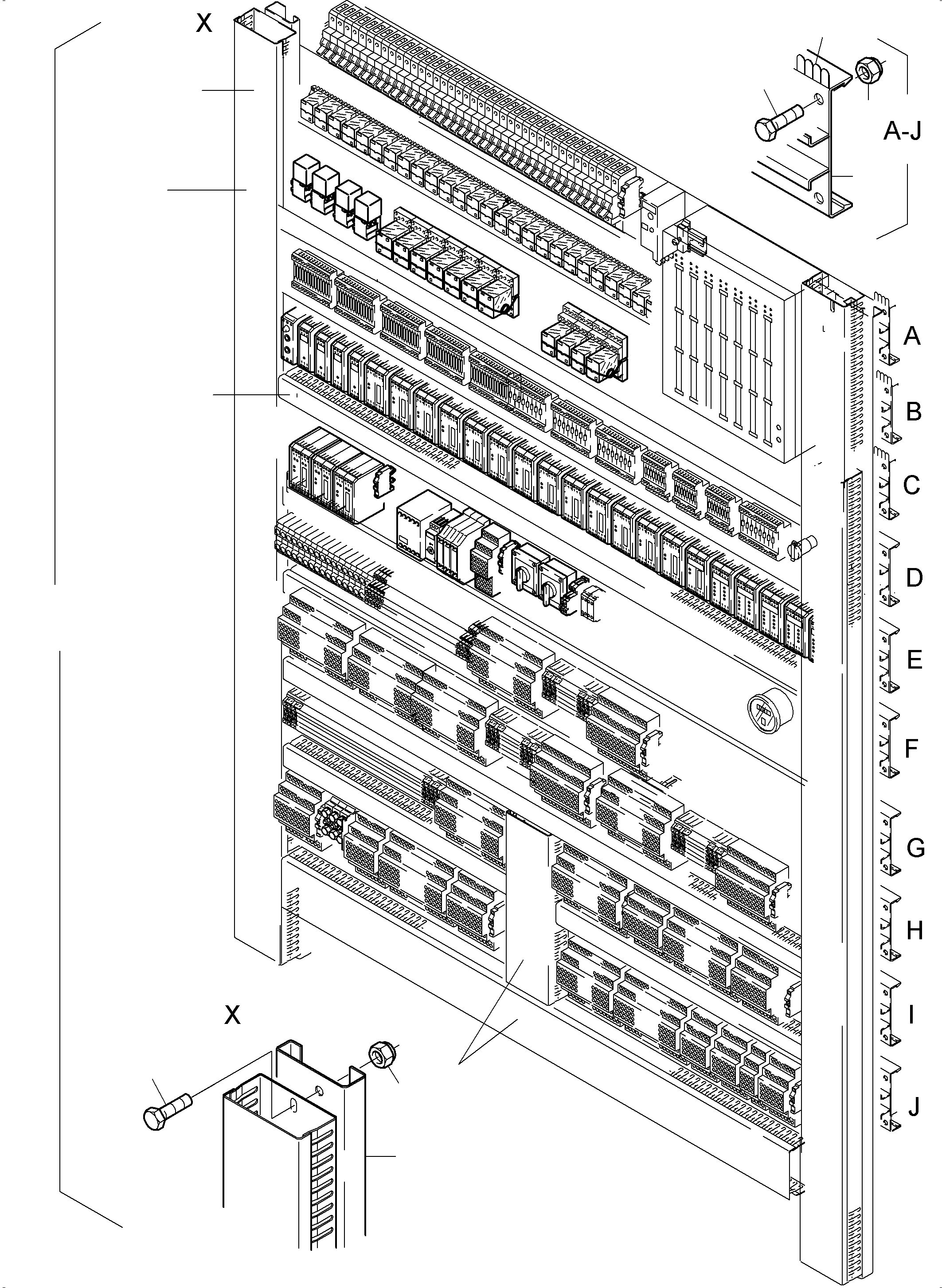 Switch framing 978 141 40 KOMATSU