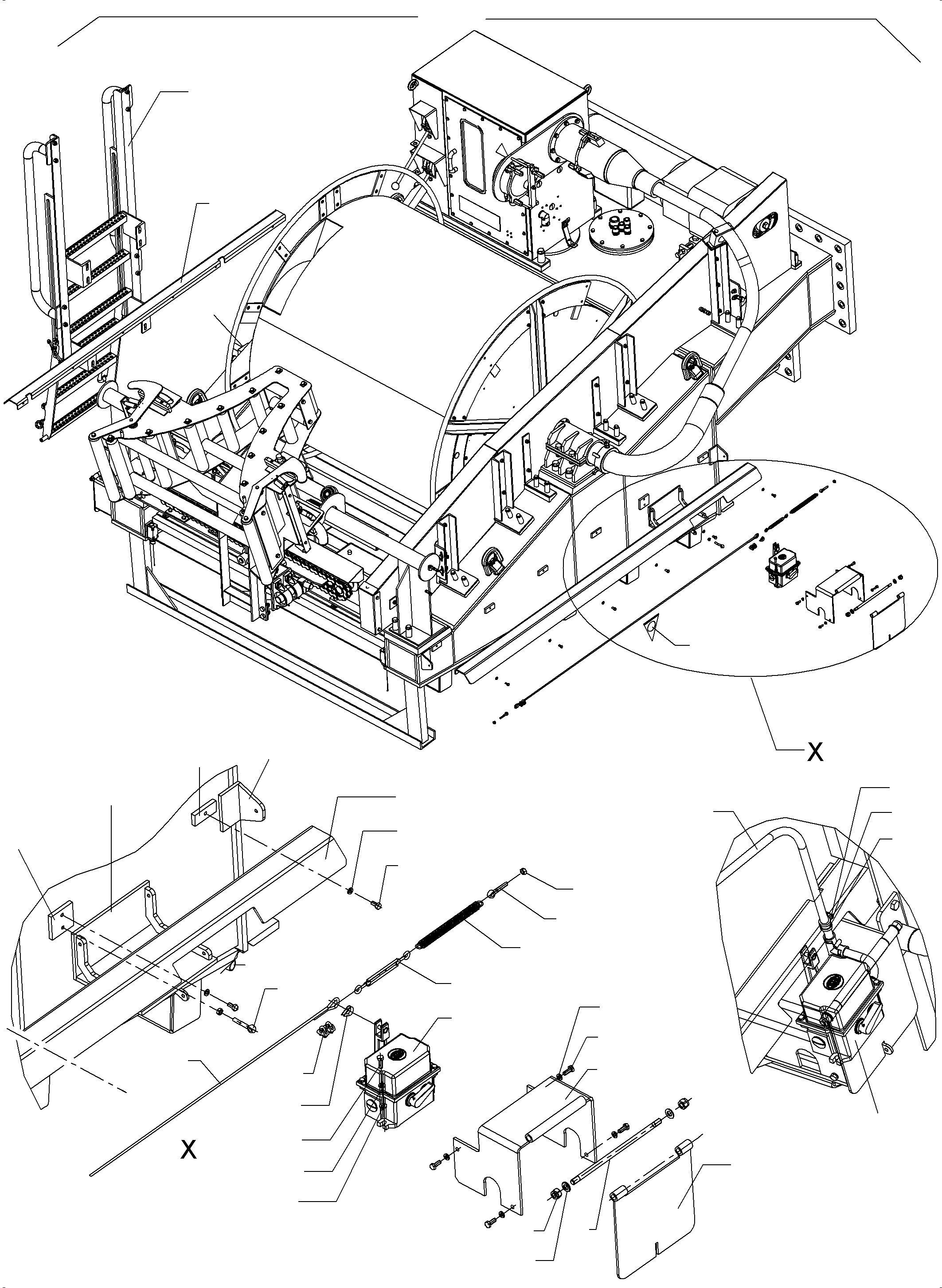 Крышка 799 293 73 KOMATSU