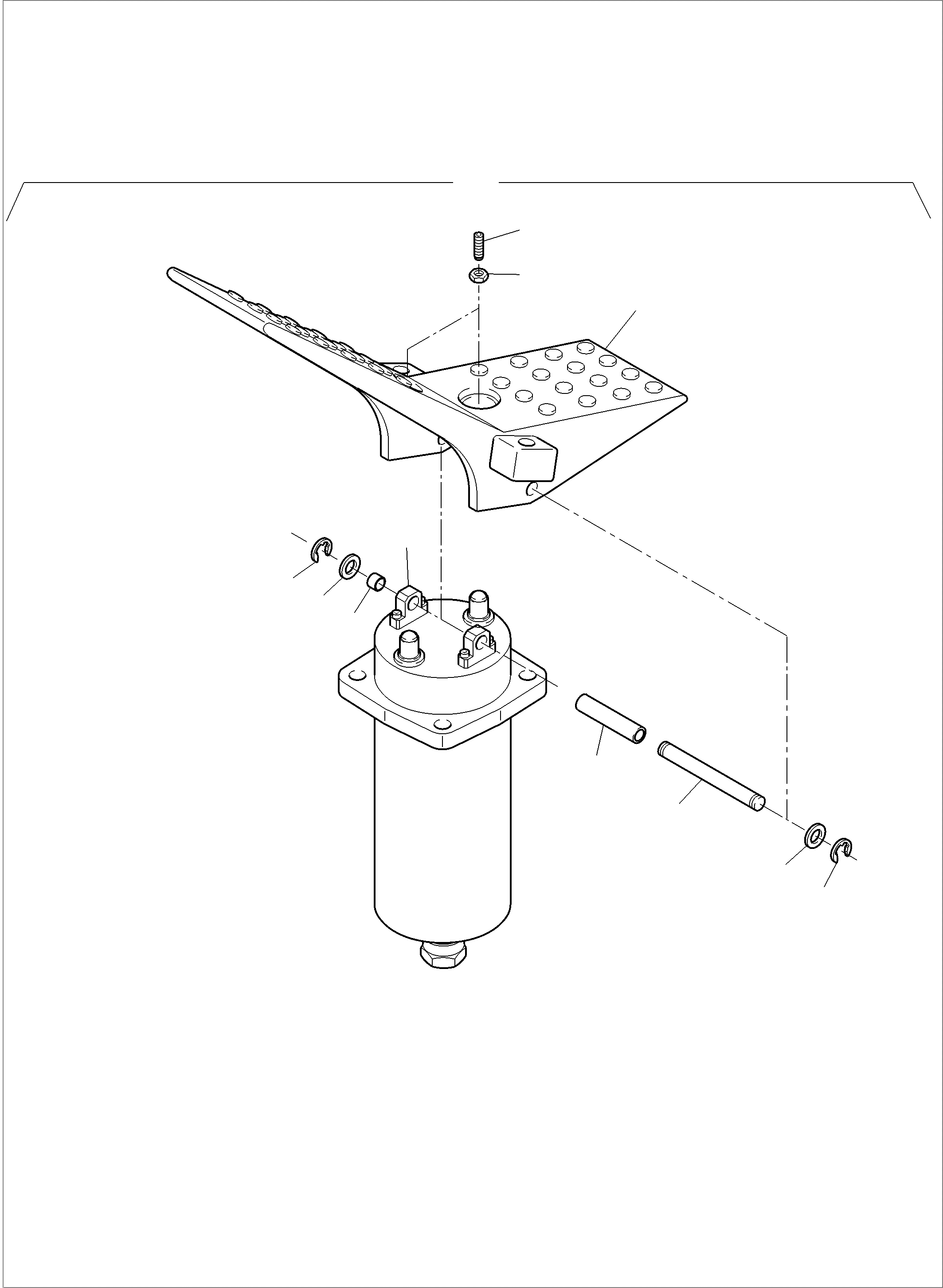 Manipulator assy. 974 812 40 KOMATSU