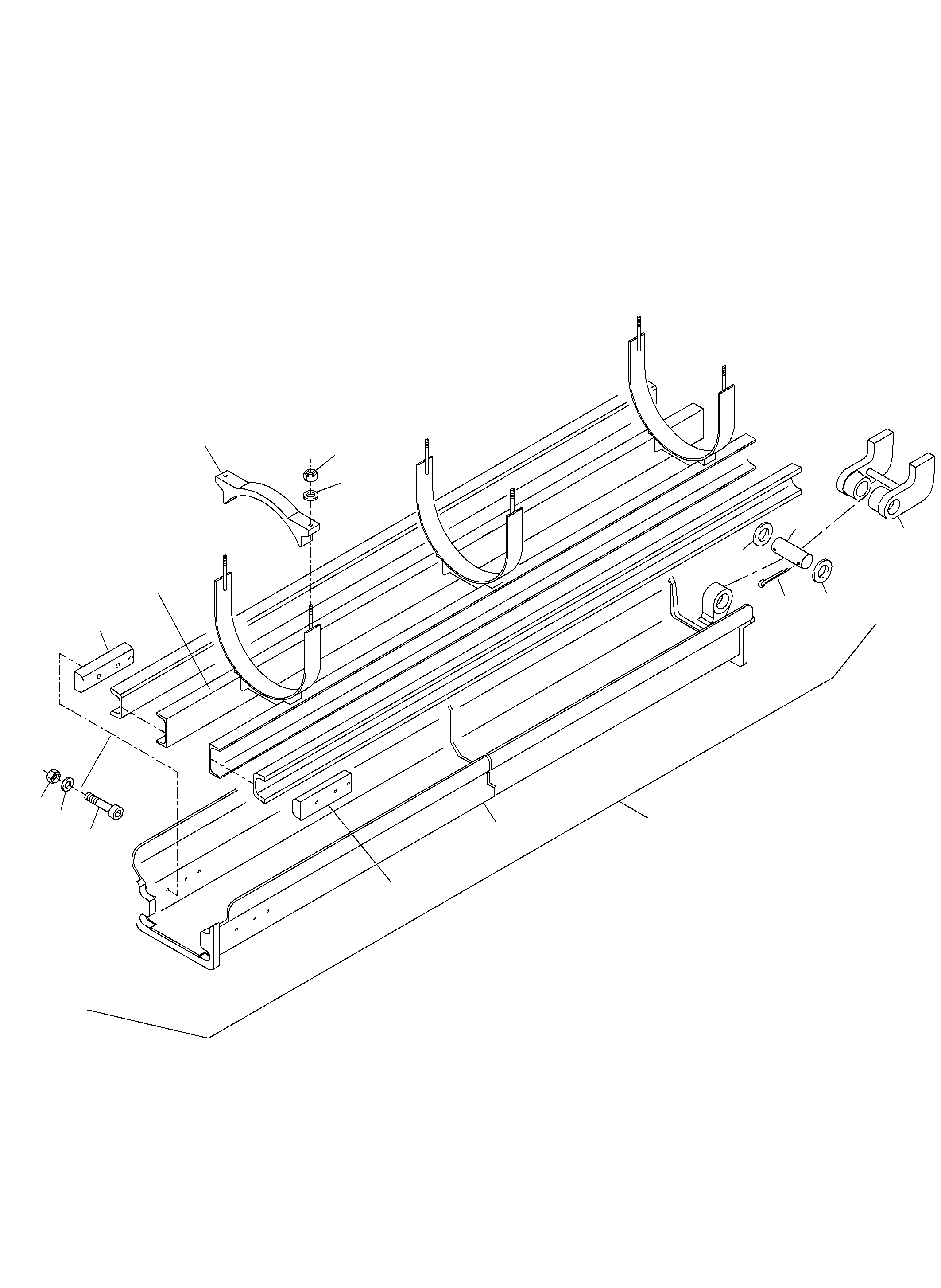 Rod Protection assy. 909 530 40 KOMATSU