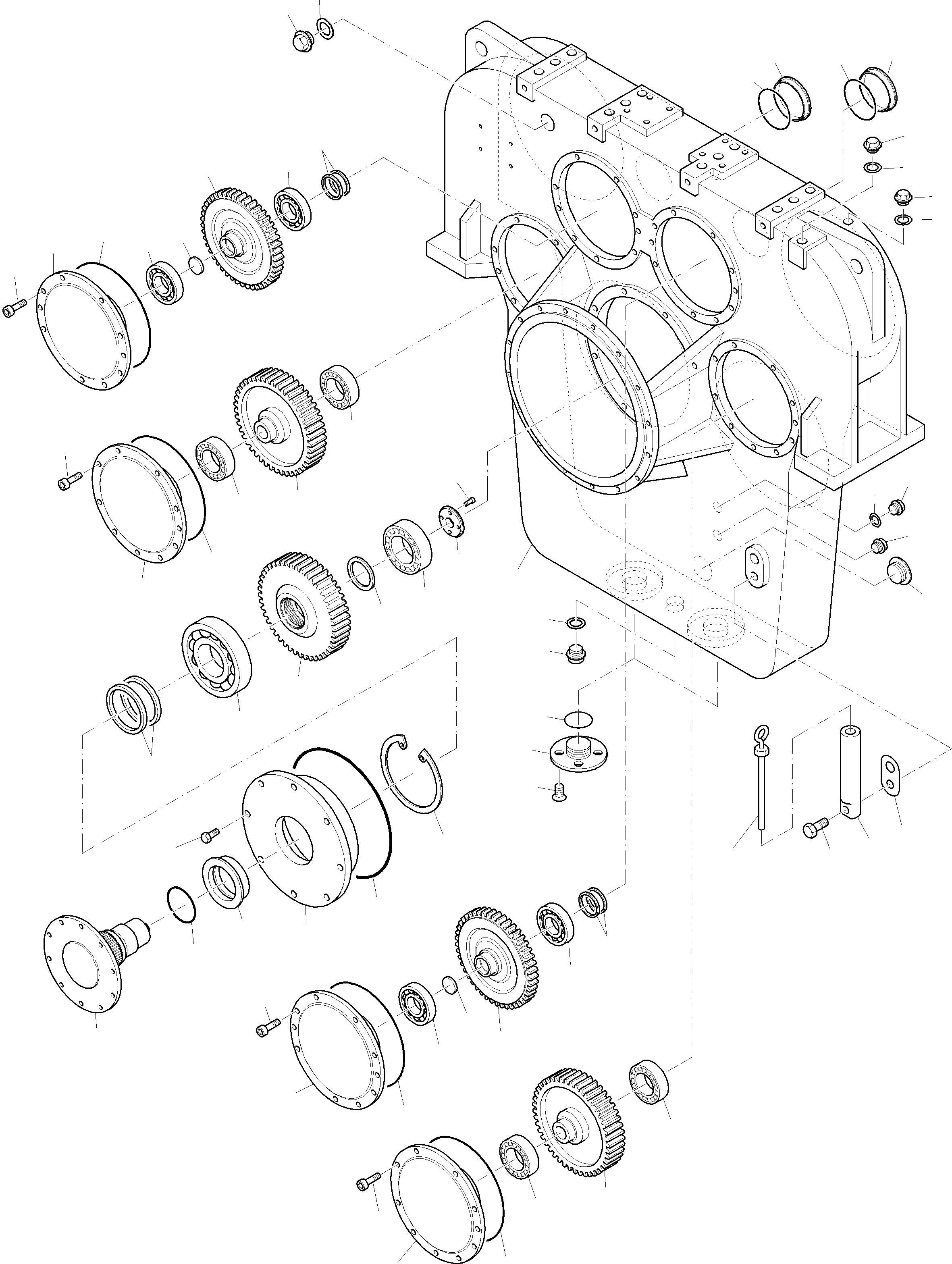 Bearing kit consist. of fig.nos. 25-31 799 364 73 KOMATSU
