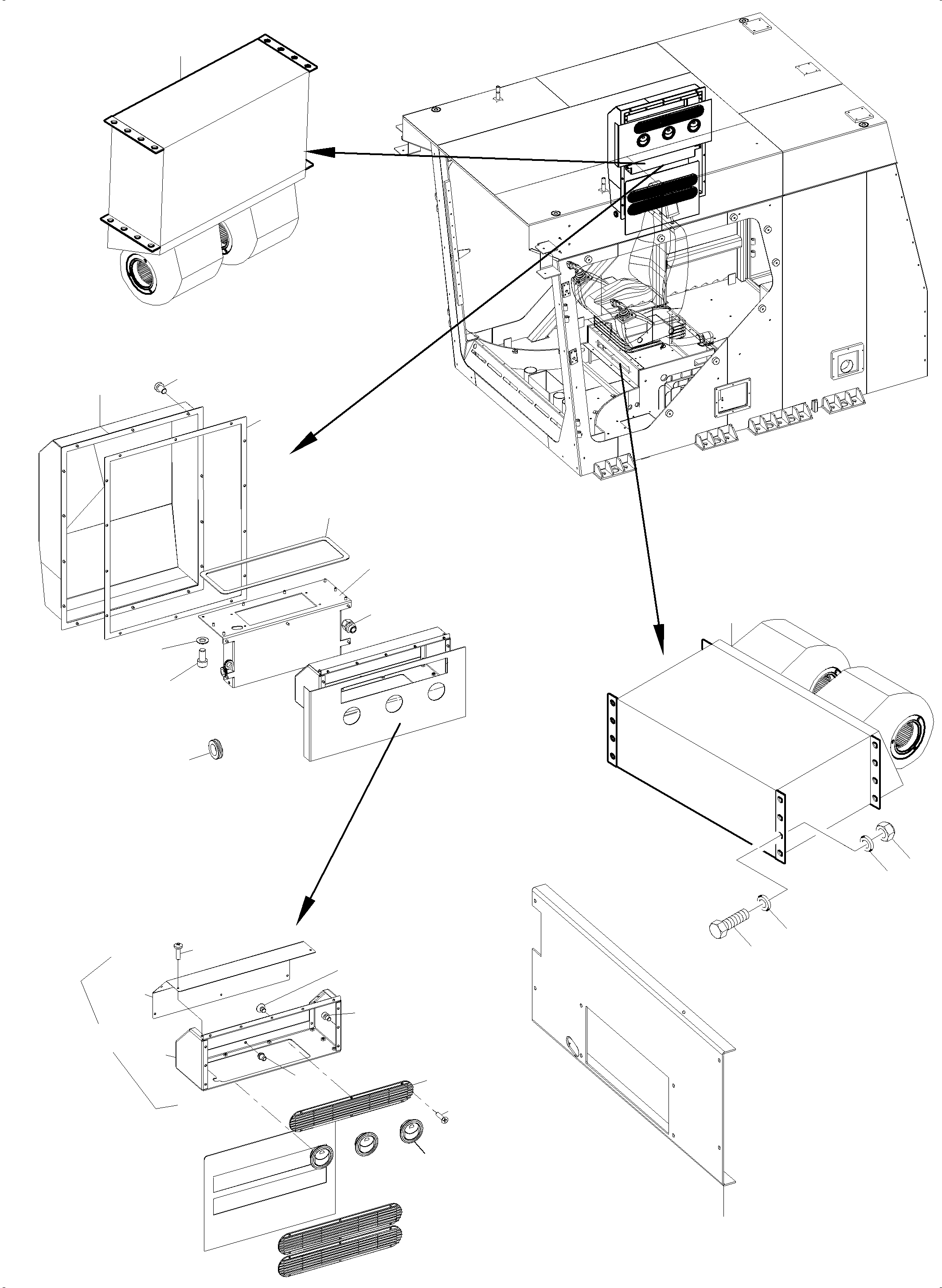 Air box 733 415 73 KOMATSU