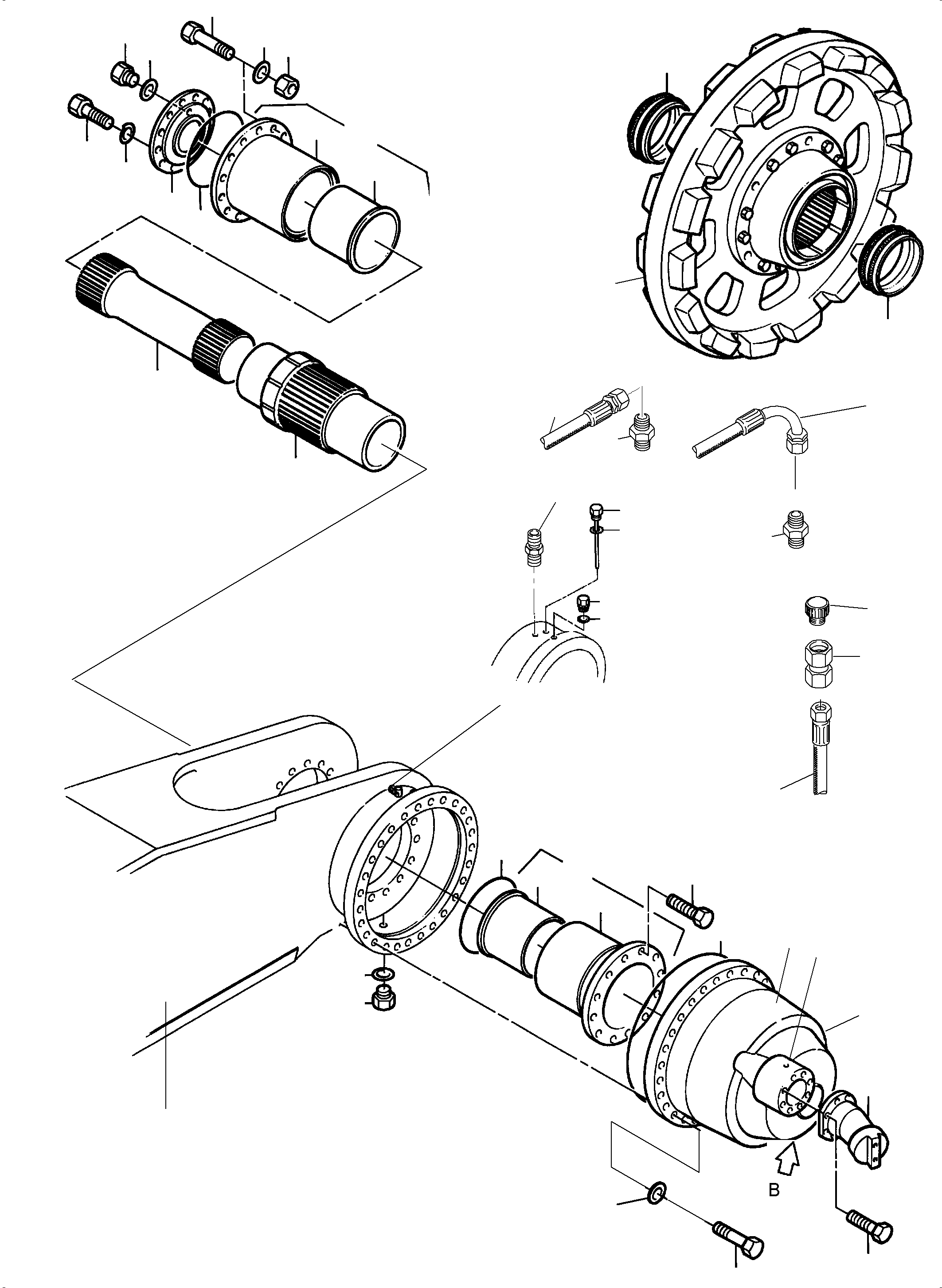 Крышка подшипника 970 538 40 KOMATSU