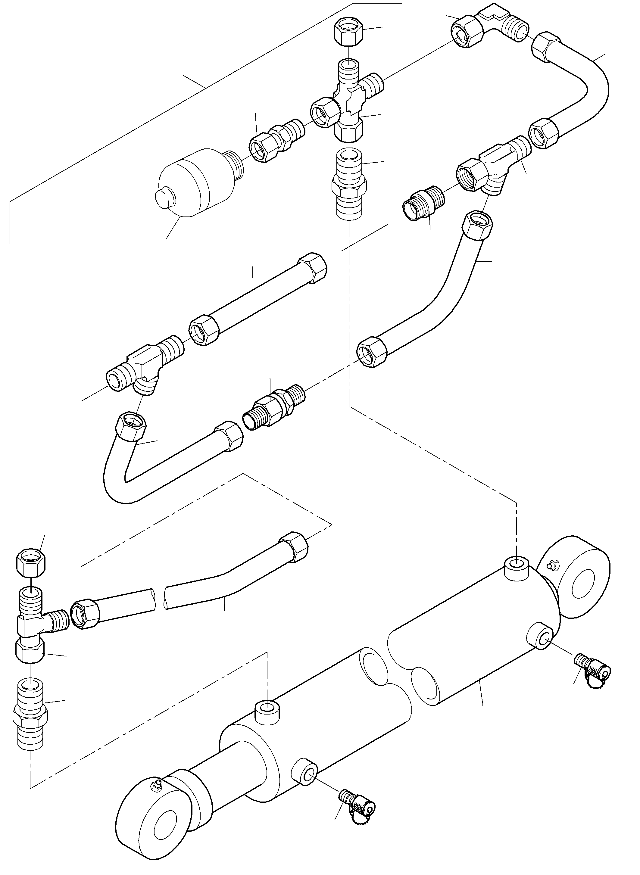 Diaphragm-type accumulator 951 178 40 KOMATSU