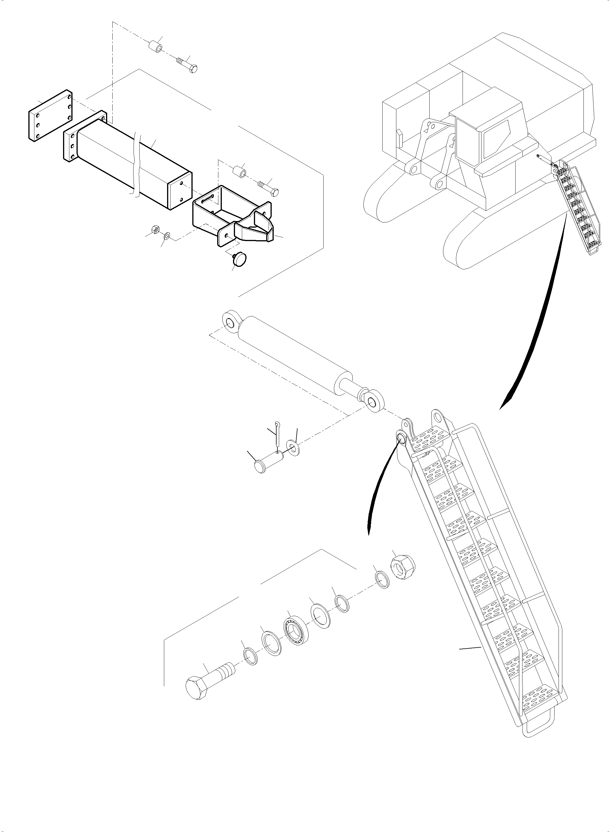 Connecting plate 984 731 40 KOMATSU