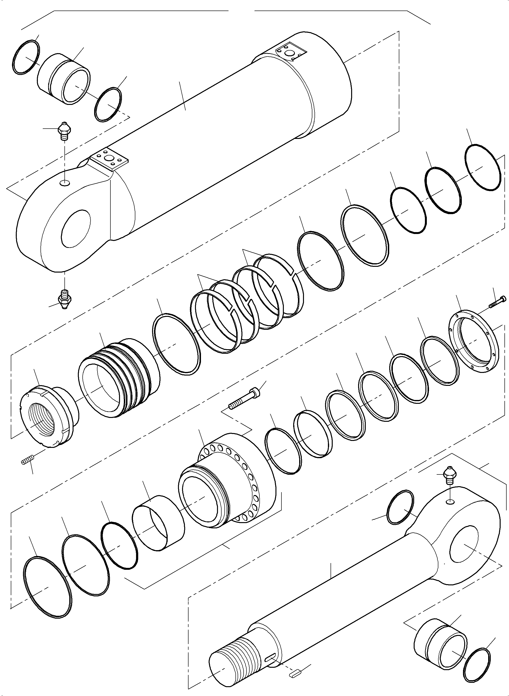 Piston assy. 989 982 40 KOMATSU