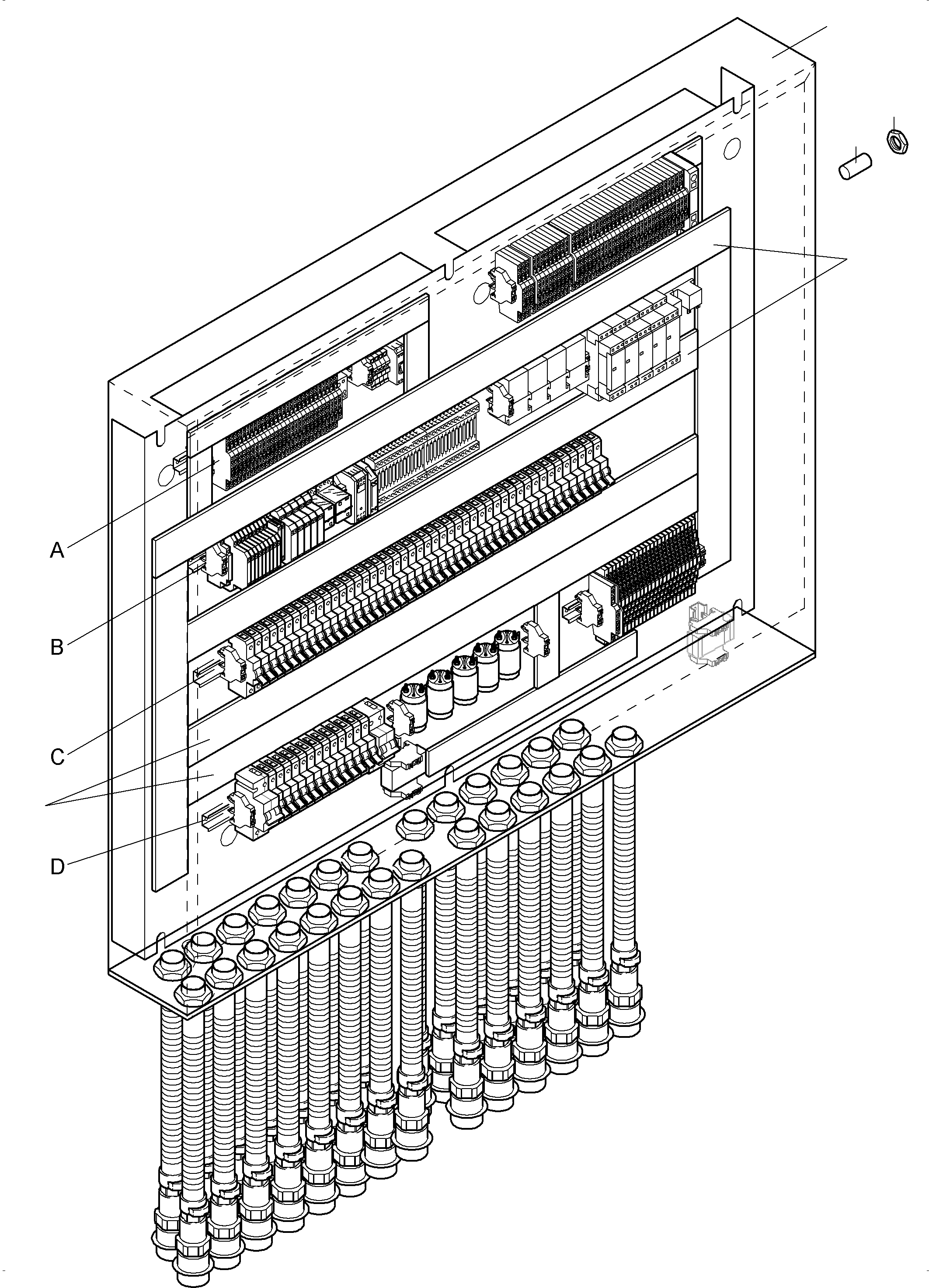 Resin strip 951 562 40 KOMATSU