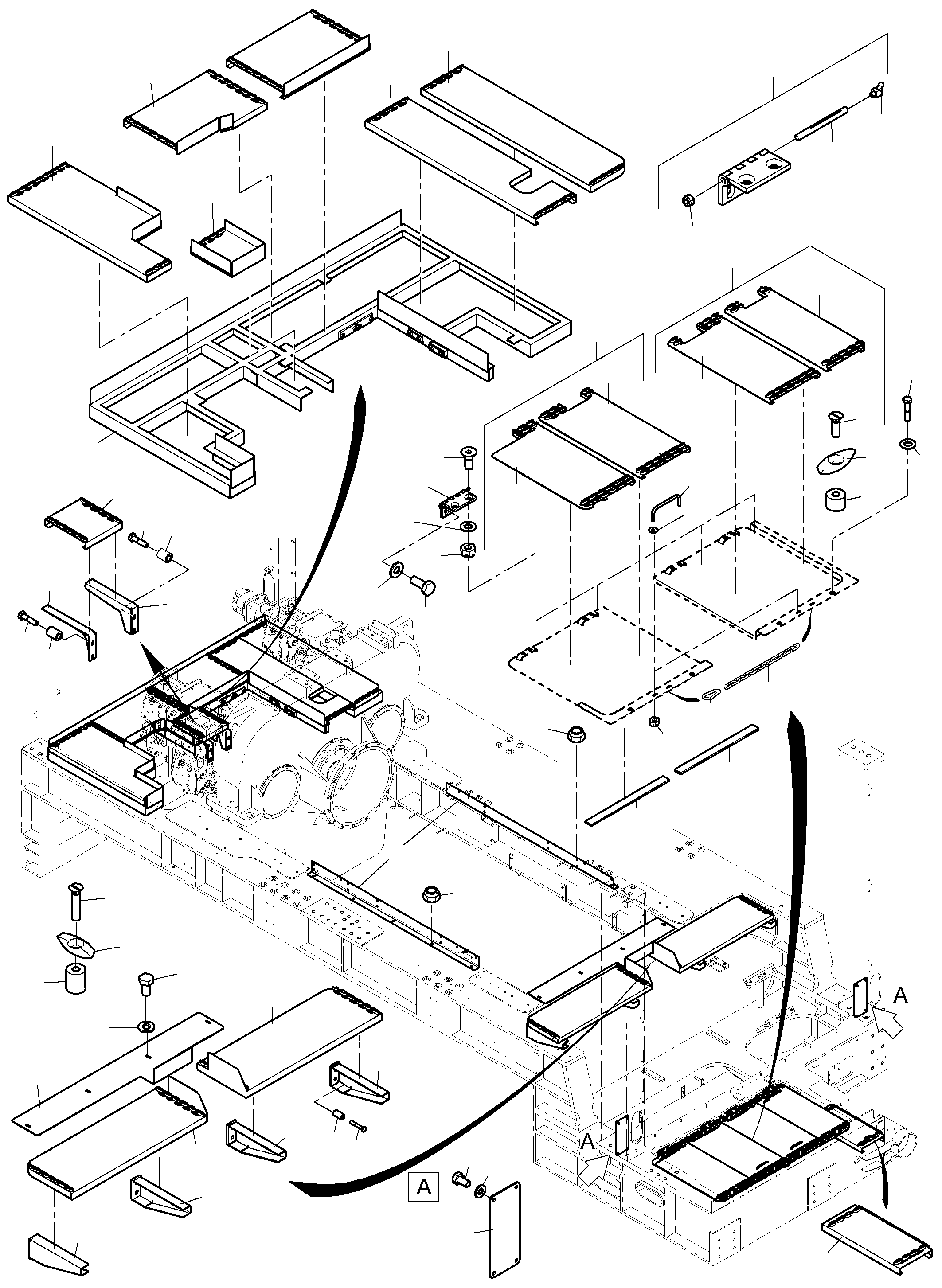 Moulding material 990 477 40 KOMATSU