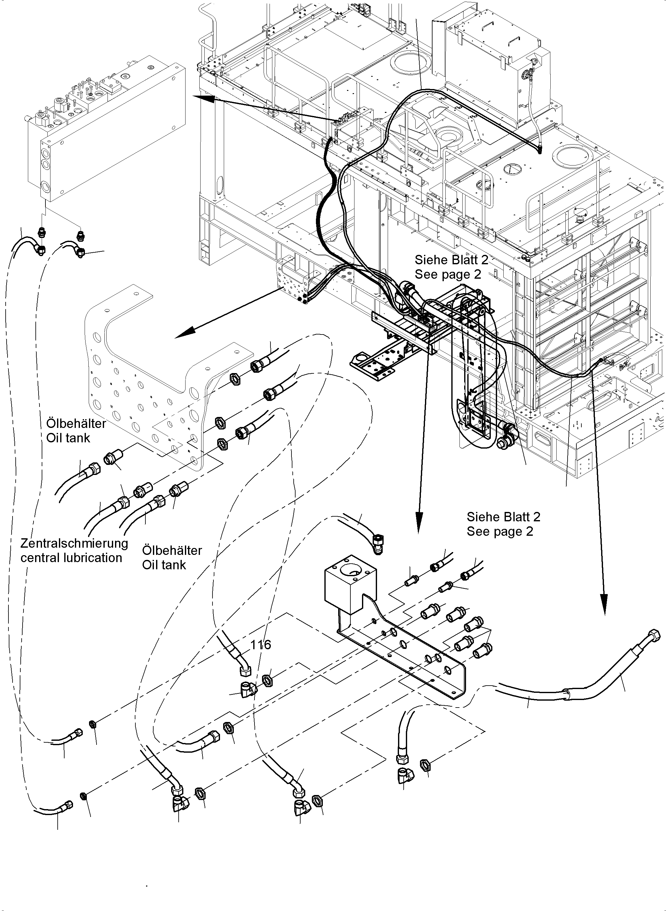Соединительный штуцер 519 809 98 KOMATSU
