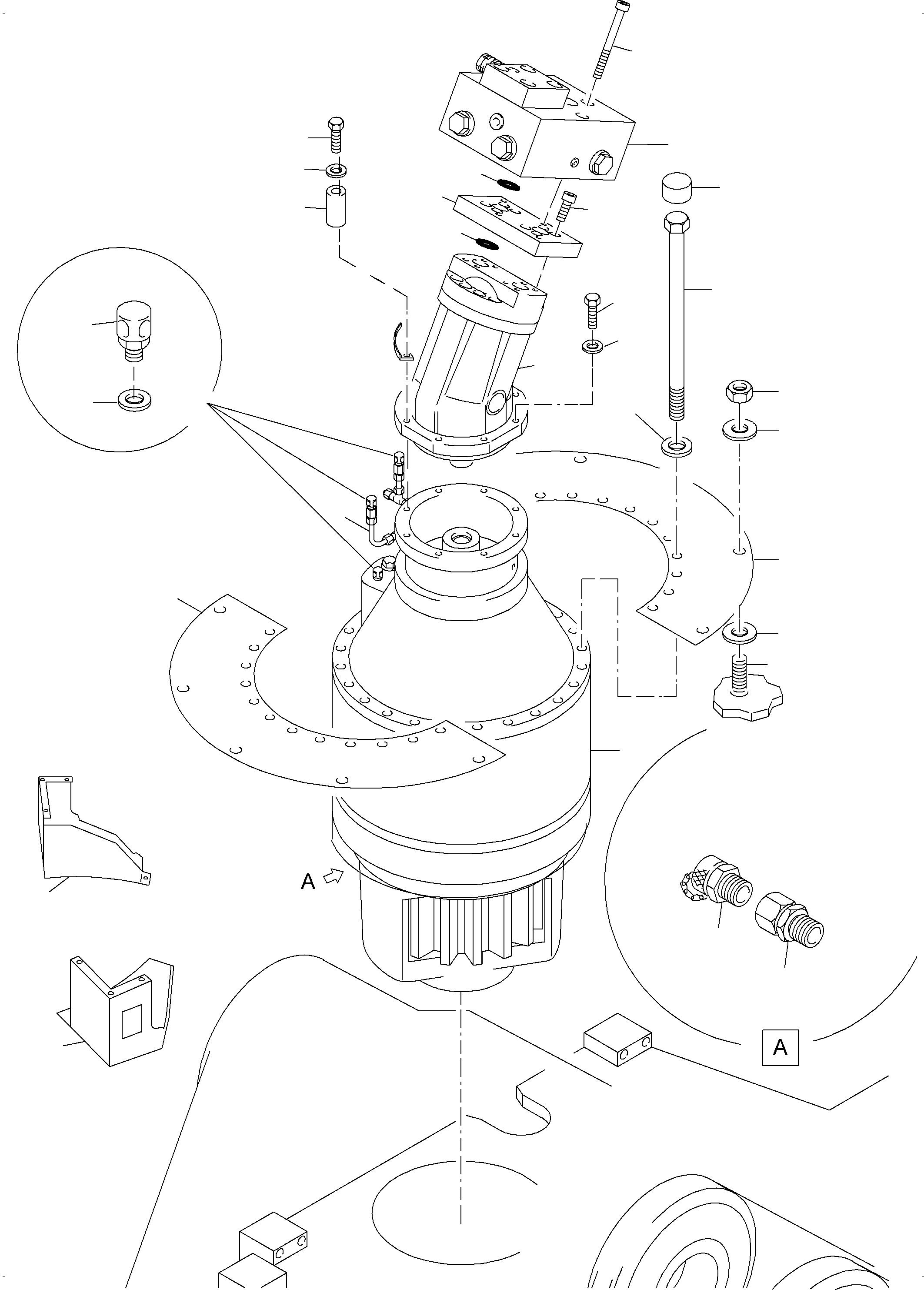 Pipe assy. Ø 18 993 893 40 KOMATSU