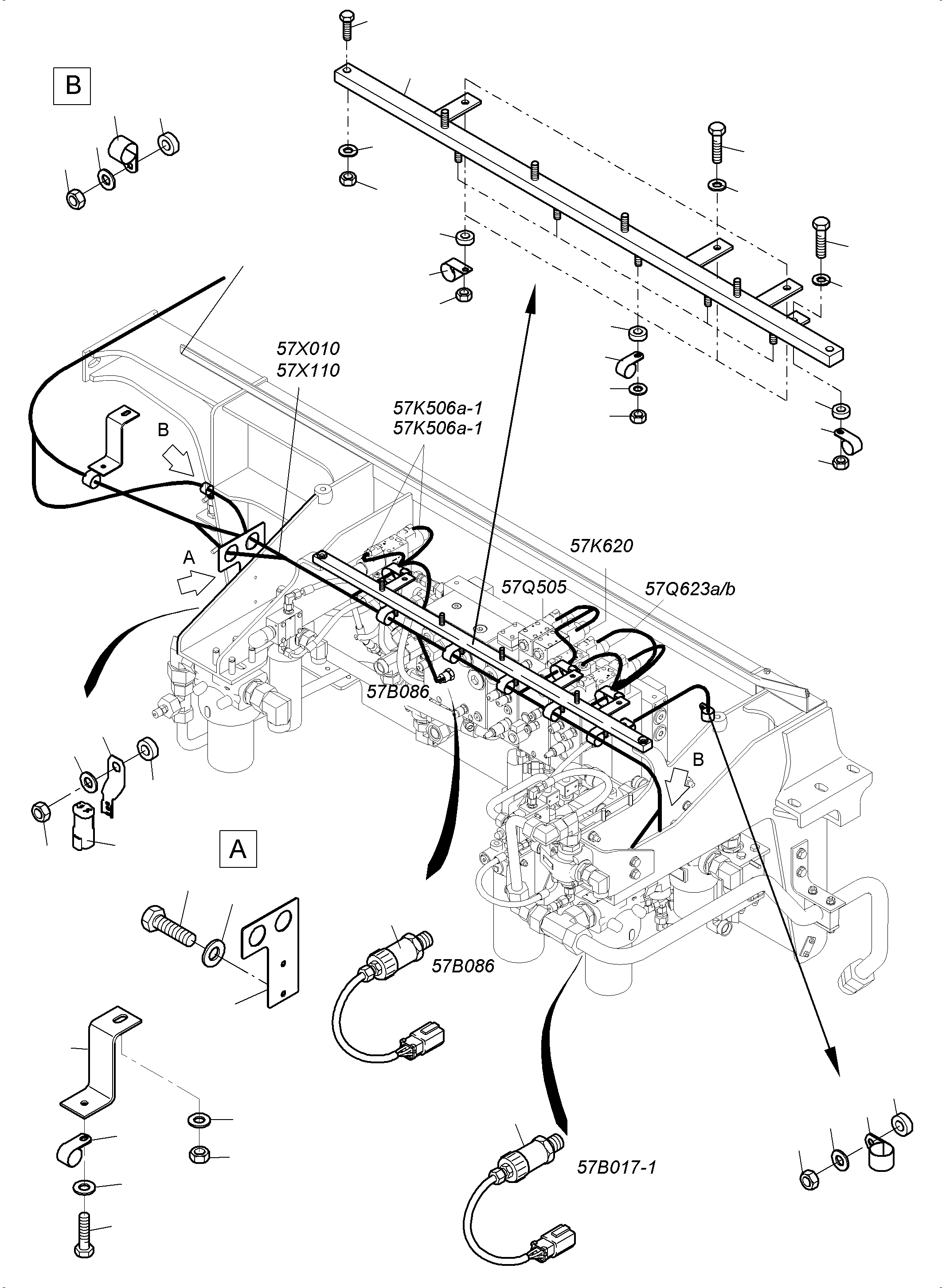 Фиксатор 989 854 40 KOMATSU