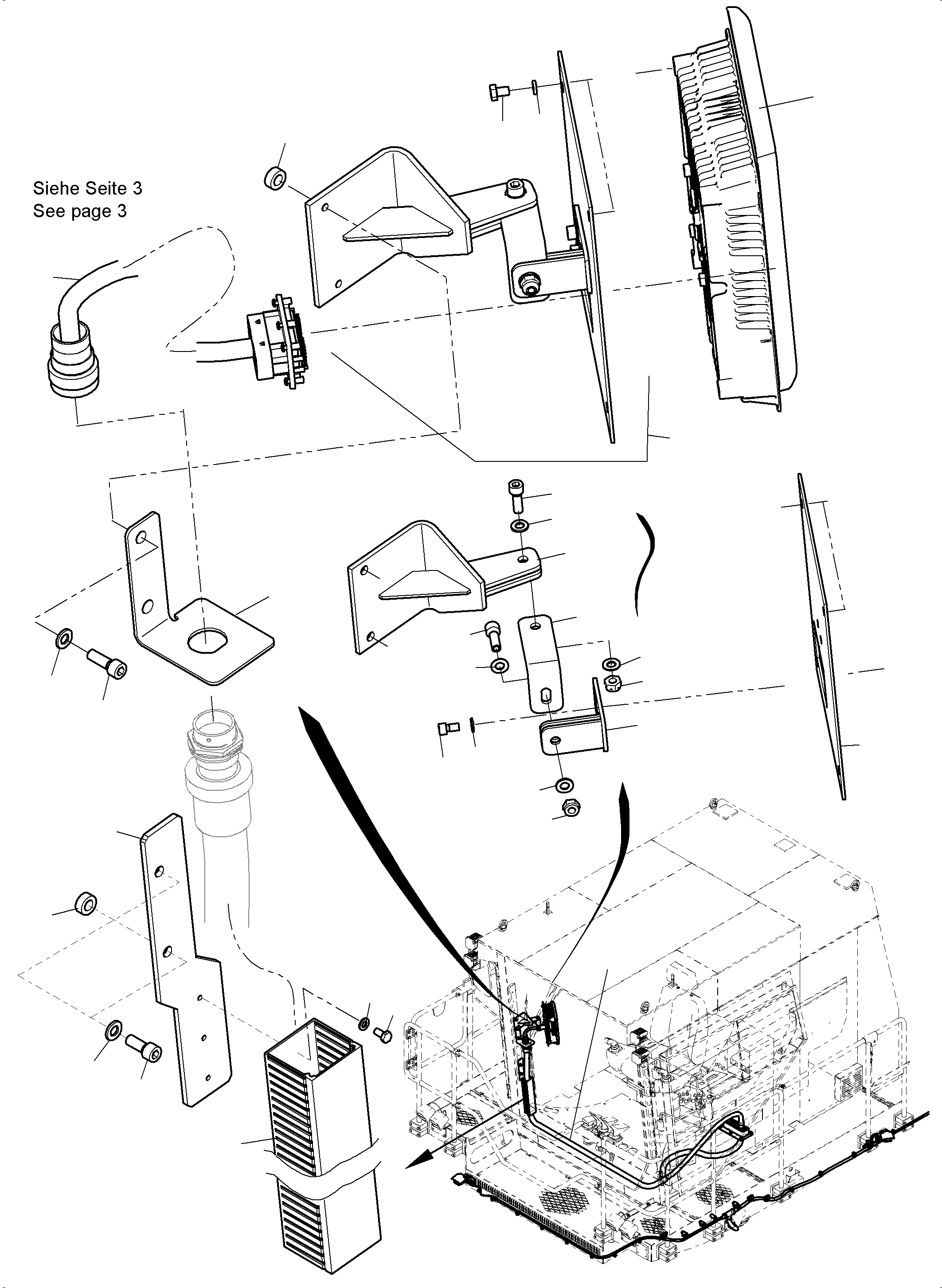 Sheet metal 984 588 40 KOMATSU