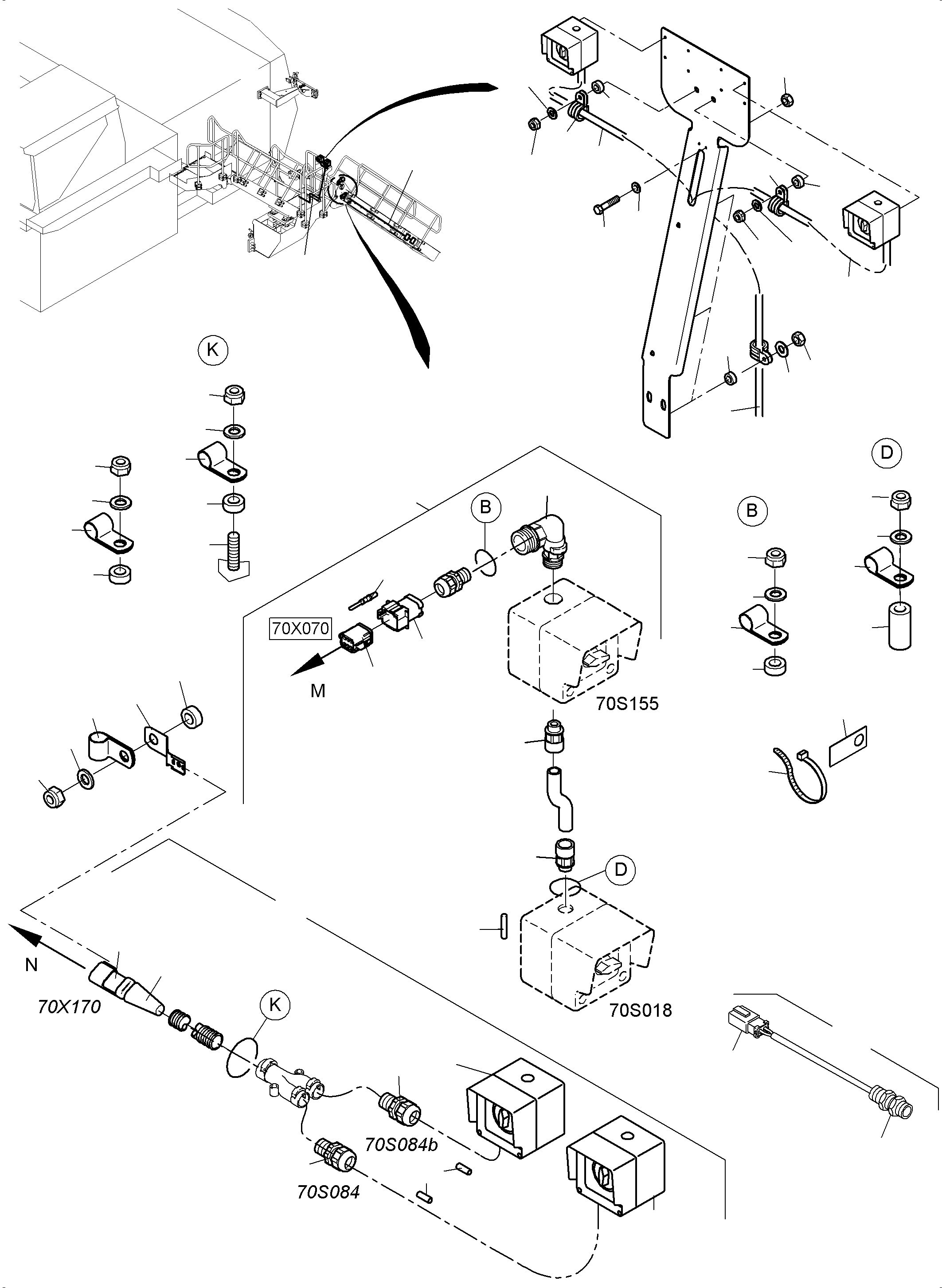 Clamp Ø 15 0043551510 KOMATSU