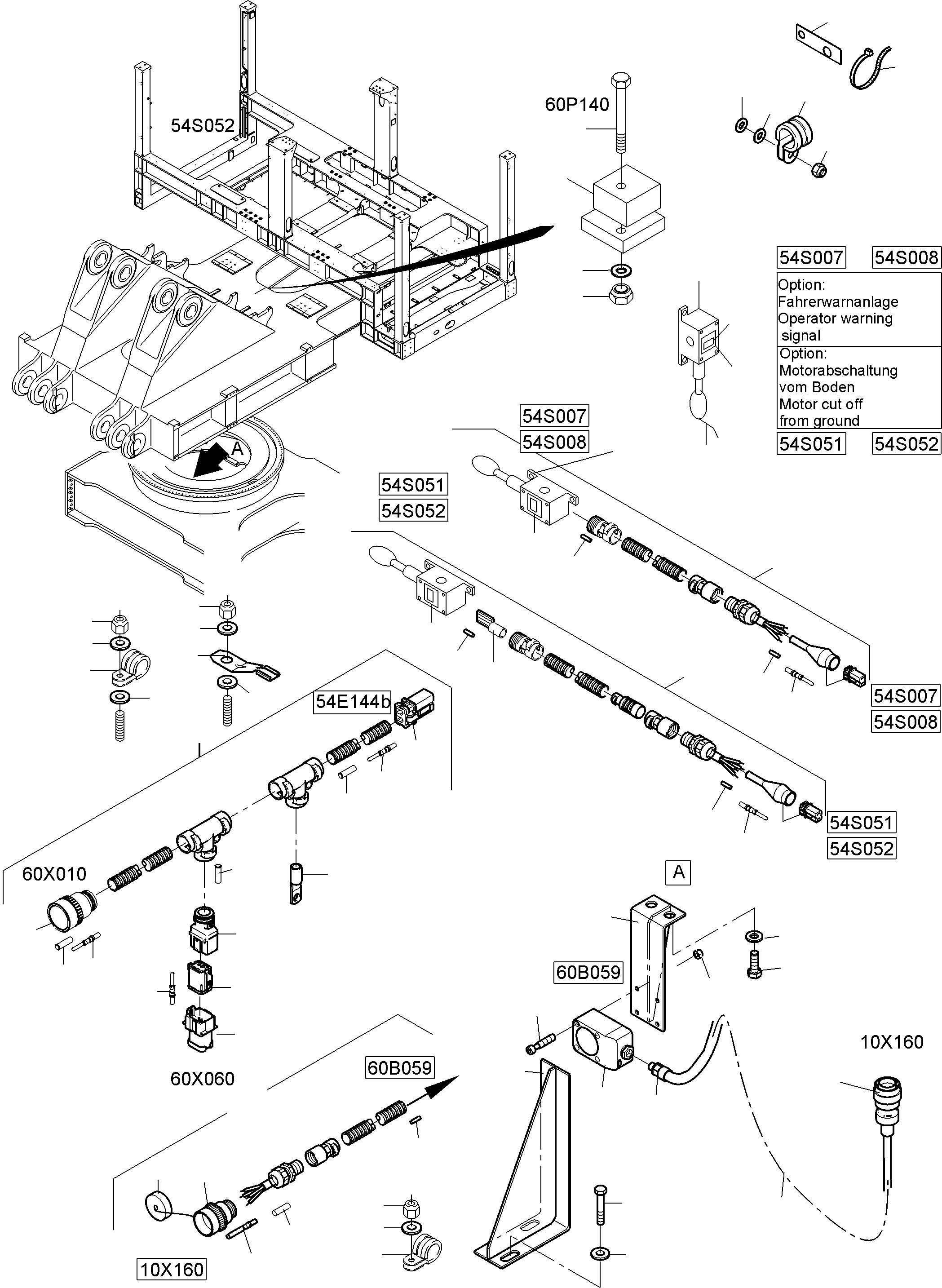 Кронштейн 994 074 40 KOMATSU