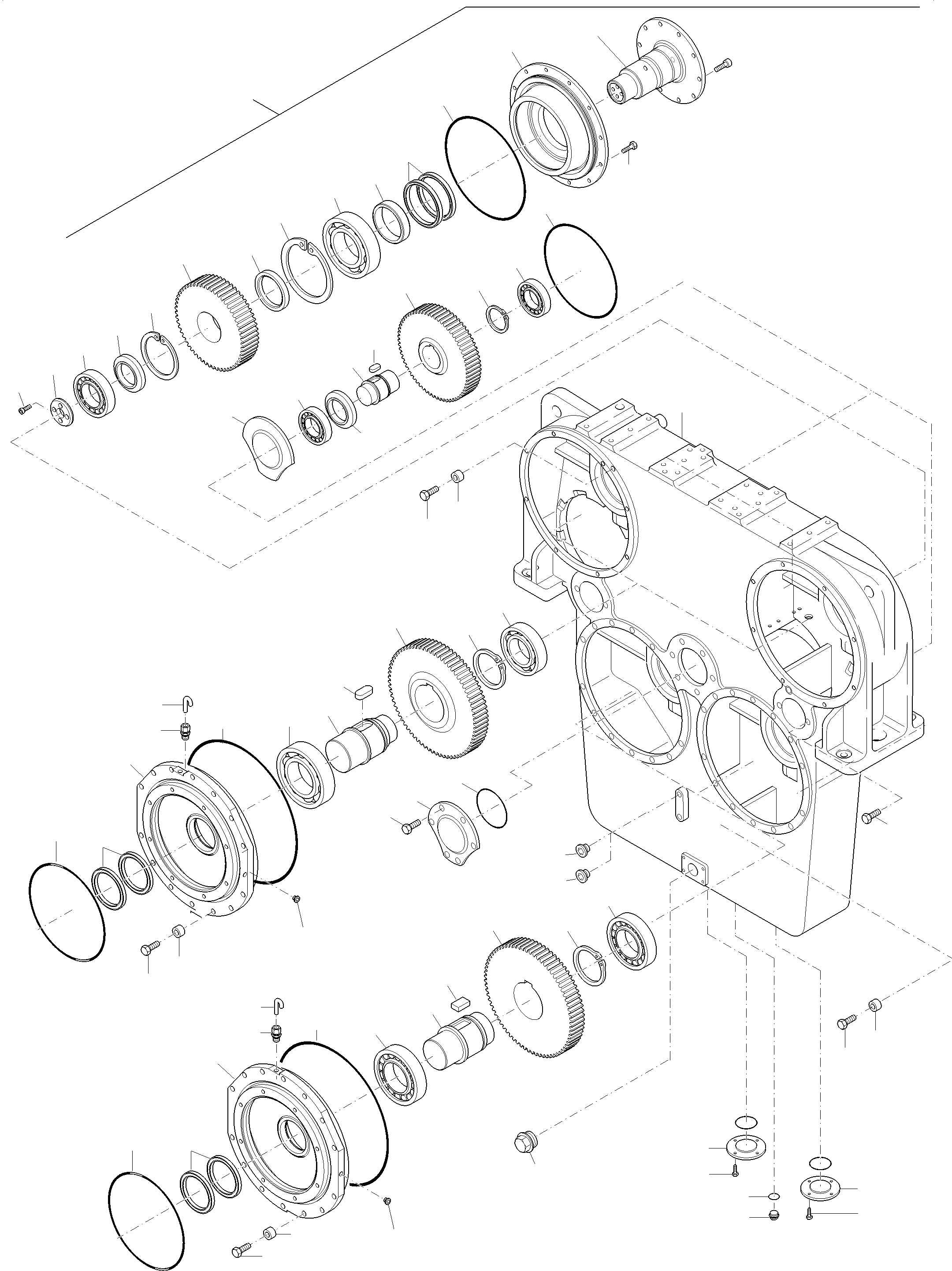 Bearing kit consist. of pos. 280,290,300,310,450 813 126 73 KOMATSU